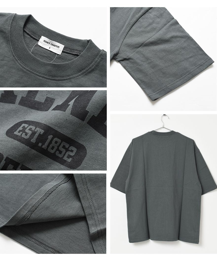 ケネスグラフィティ KENES GRAFFITI アーチロゴプリントTシャツ （ネイビー） ネイビー