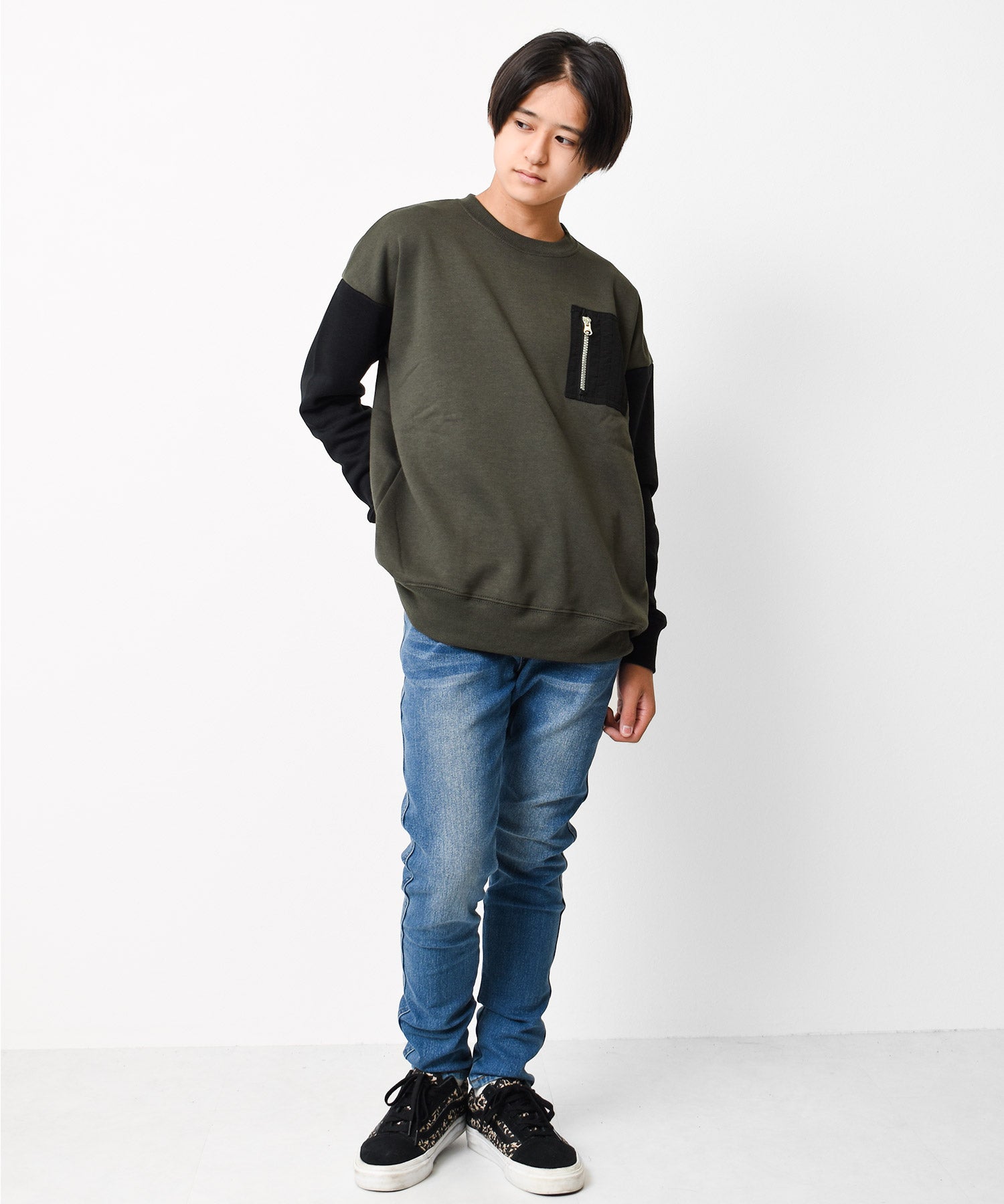 ラット エフェクト RAT EFFECT 裏起毛MAー1ビッグトレーナー