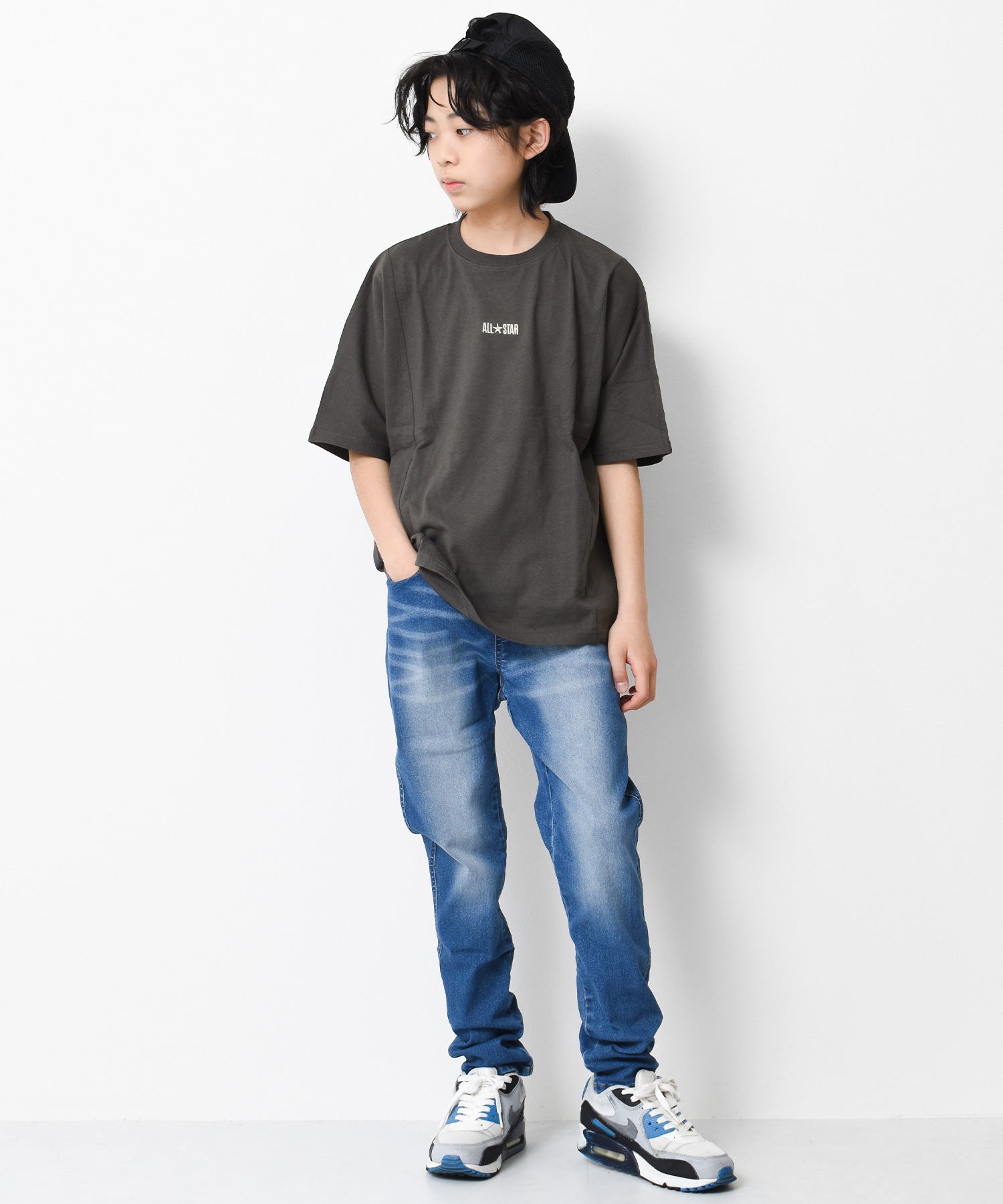 ラット エフェクト RAT EFFECT CONVERSE別注ドルマンスリーブバックロゴTシャツ （ライトグレー） ライトグレー
