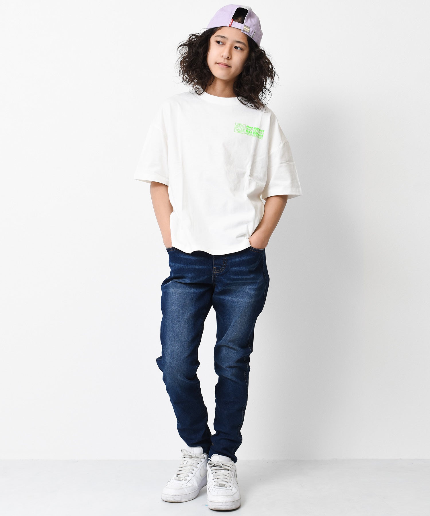 ラット エフェクト RAT EFFECT バックネオンロゴプリントビッグTシャツ （ライトグレー） ライトグレー