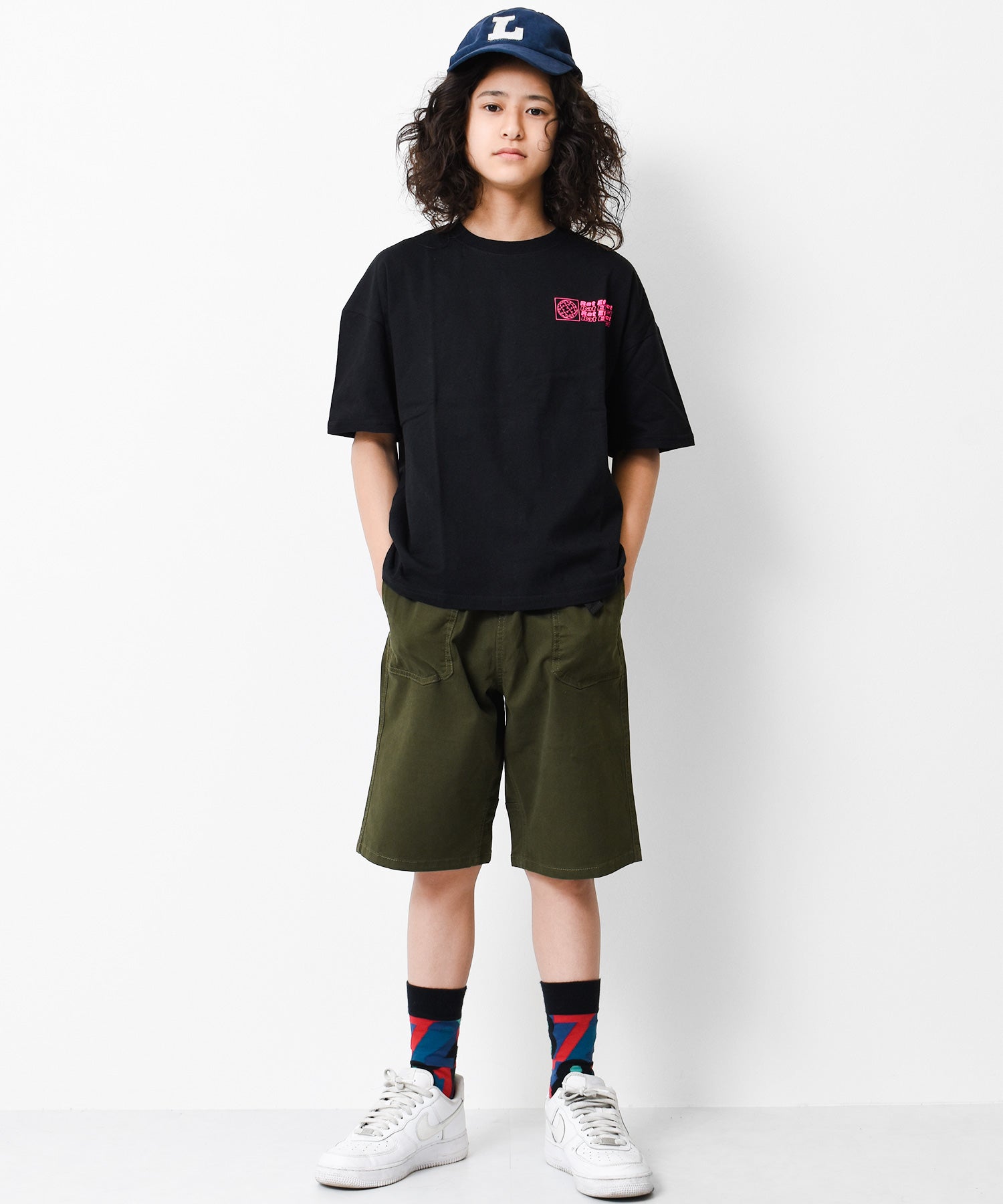 ラット エフェクト RAT EFFECT バックネオンロゴプリントビッグTシャツ （ライトグレー） ライトグレー