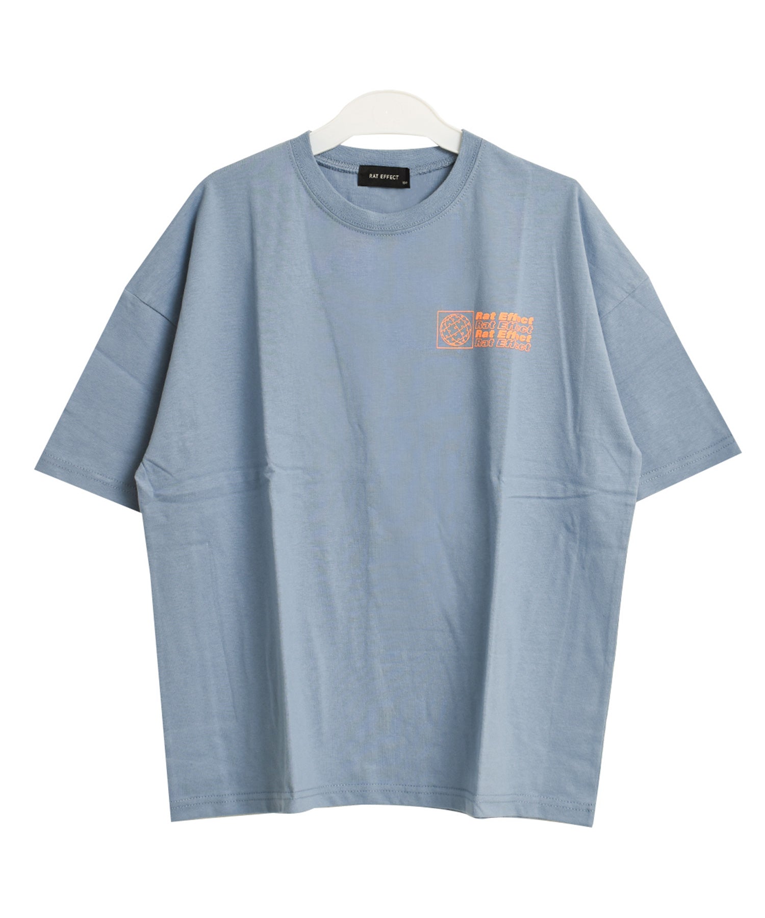 ラット エフェクト RAT EFFECT バックネオンロゴプリントビッグTシャツ （ライトグレー） ライトグレー