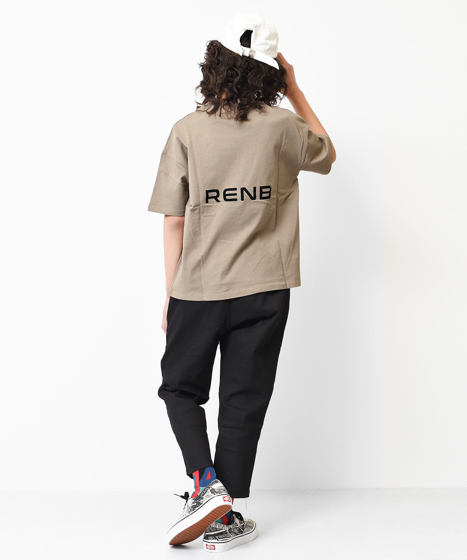 ラット エフェクト RAT EFFECT サイドテープ付きバックプリントビックTシャツ （ライトグレー） ライトグレー