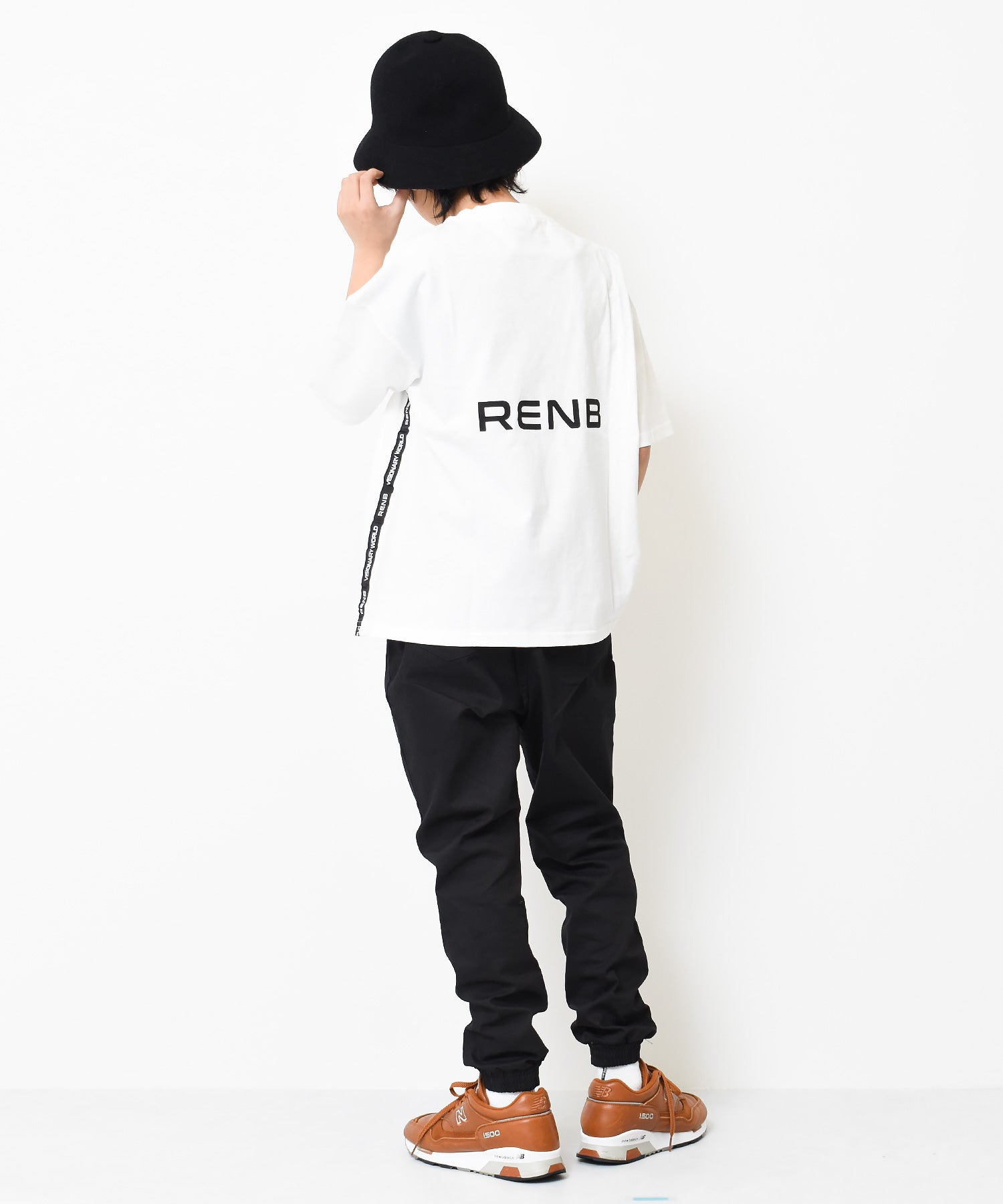 ラット エフェクト RAT EFFECT サイドテープ付きバックプリントビックTシャツ （ライトグレー） ライトグレー