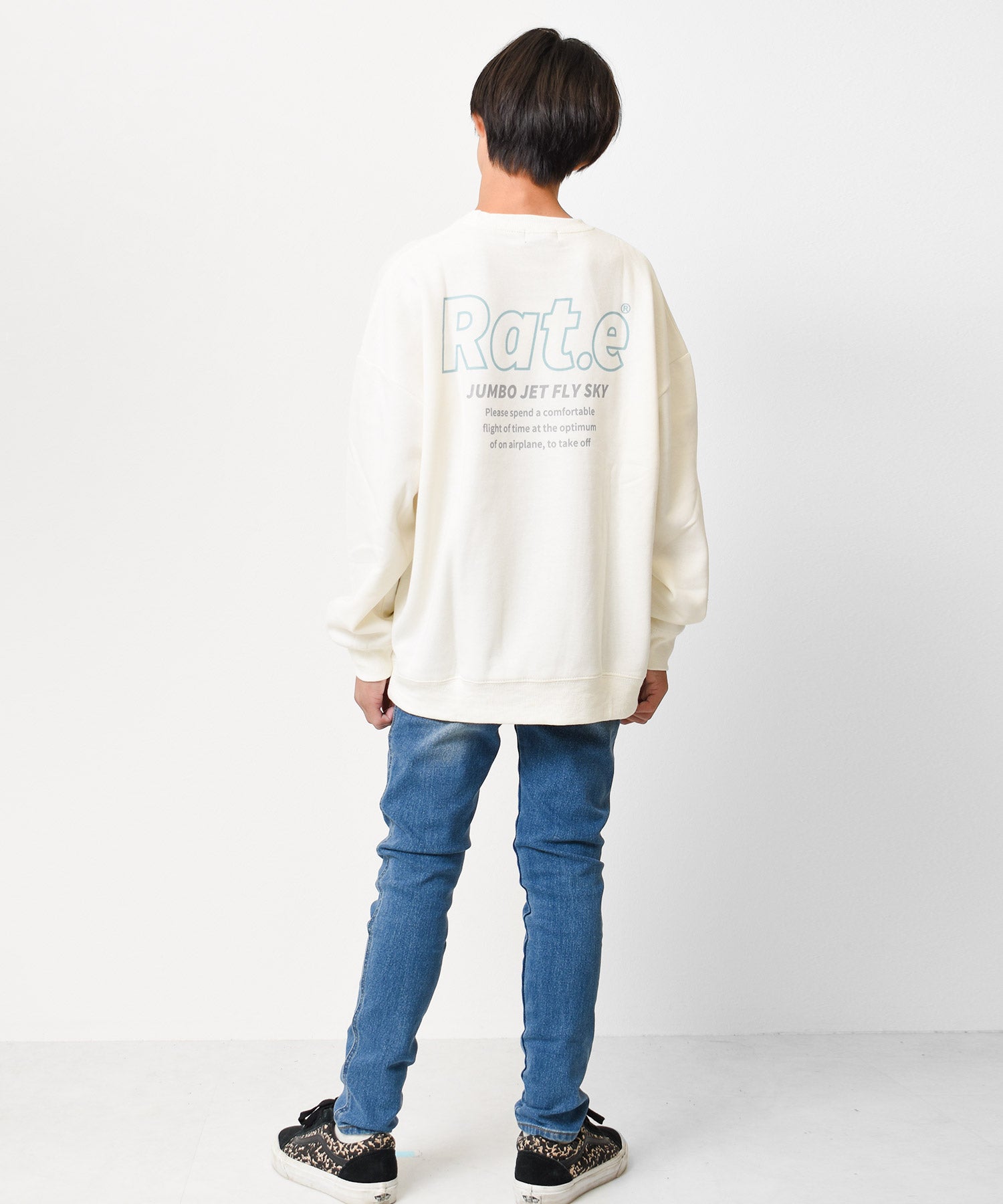 ラット エフェクト RAT EFFECT 裏起毛バックロゴプリントトレーナー