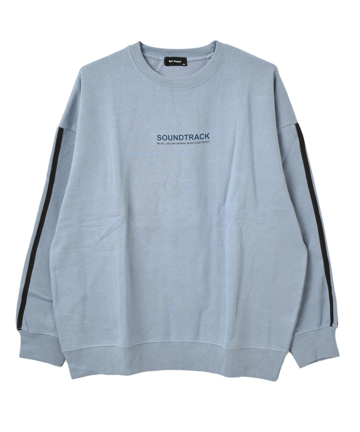 ラット エフェクト RAT EFFECT 裏起毛袖ライントレーナー