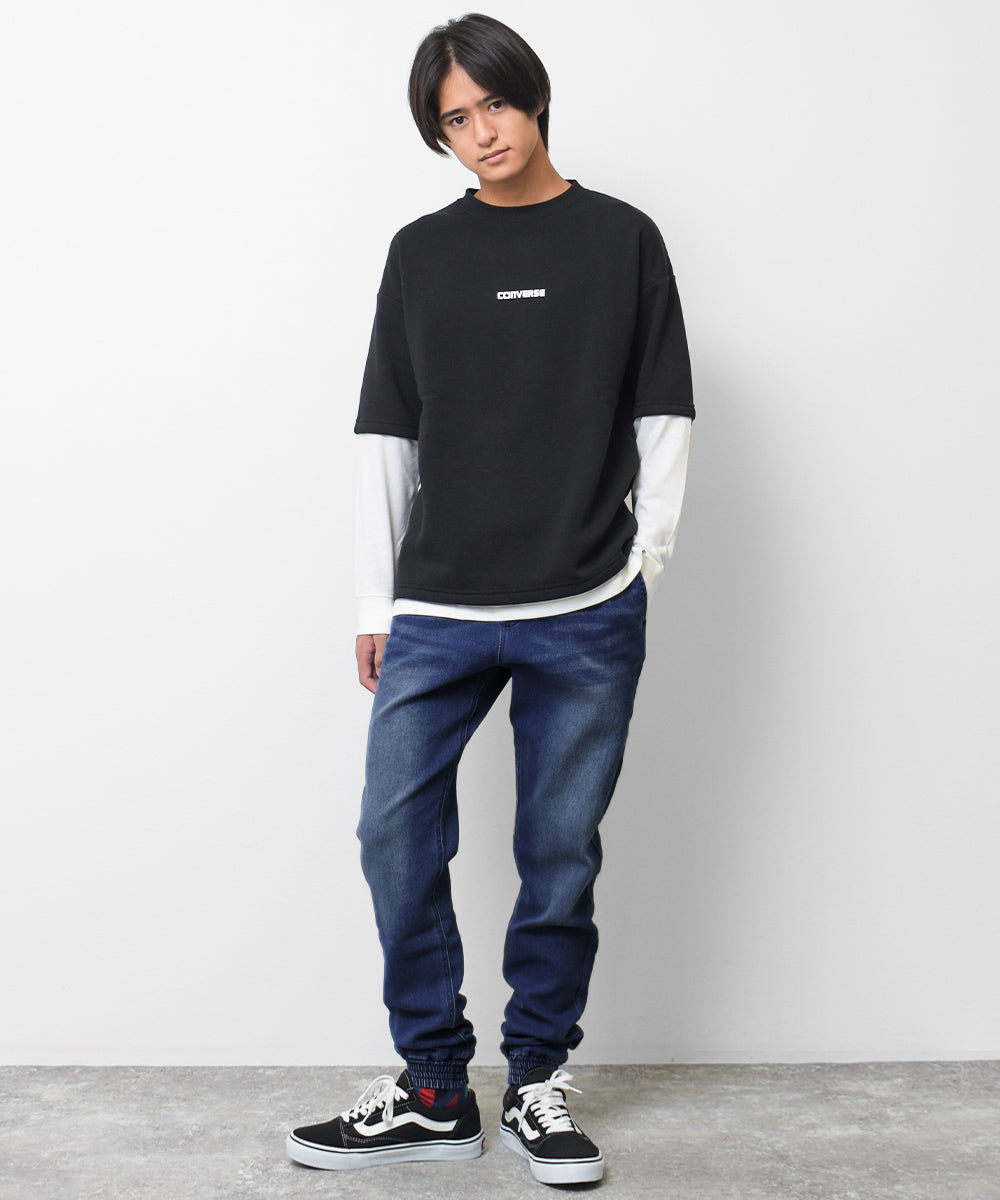 ラット エフェクト RAT EFFECT デニムスキニージョガーパンツ