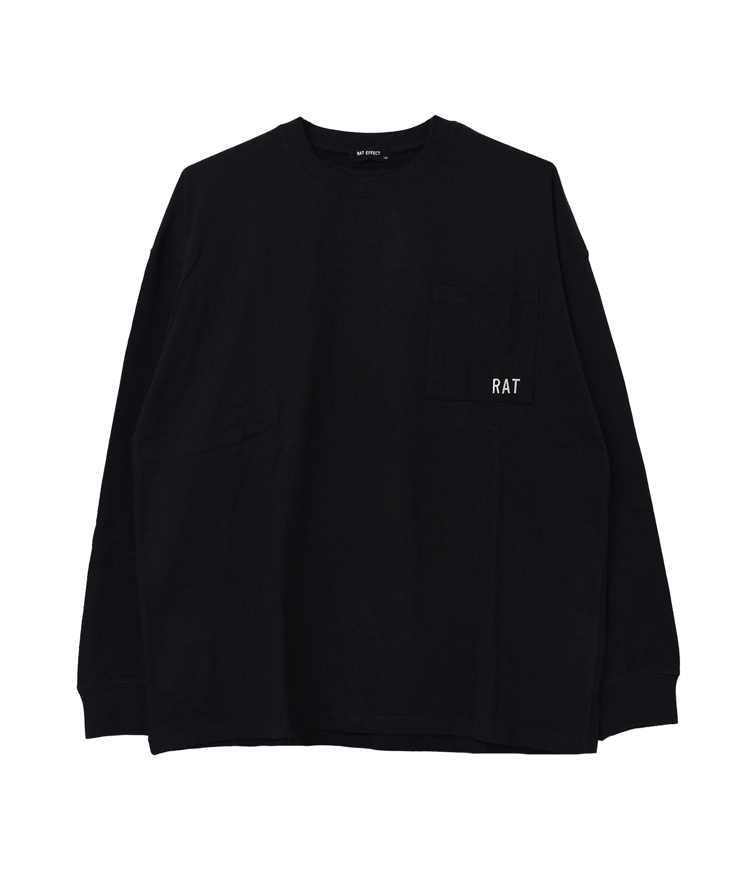 ラット エフェクト RAT EFFECT ポケット付バックプリント袖リブロングTシャツ （オフホワイト） オフホワイト