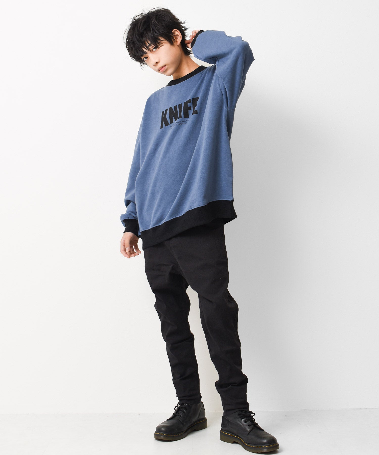 ラット エフェクト RAT EFFECT 裏起毛フロントロゴプリントトレーナー