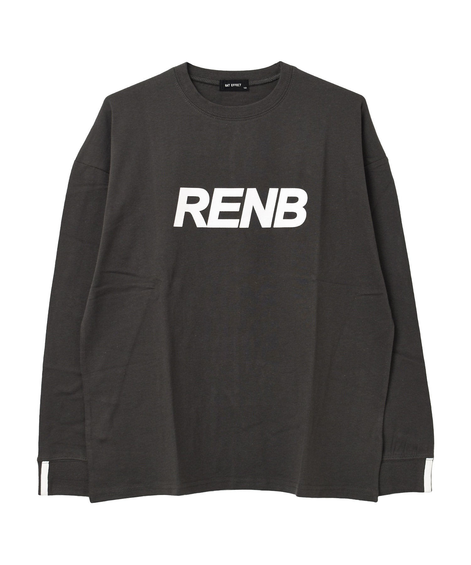 ラット エフェクト RAT EFFECT RENBプリントライン袖リブロングTシャツ