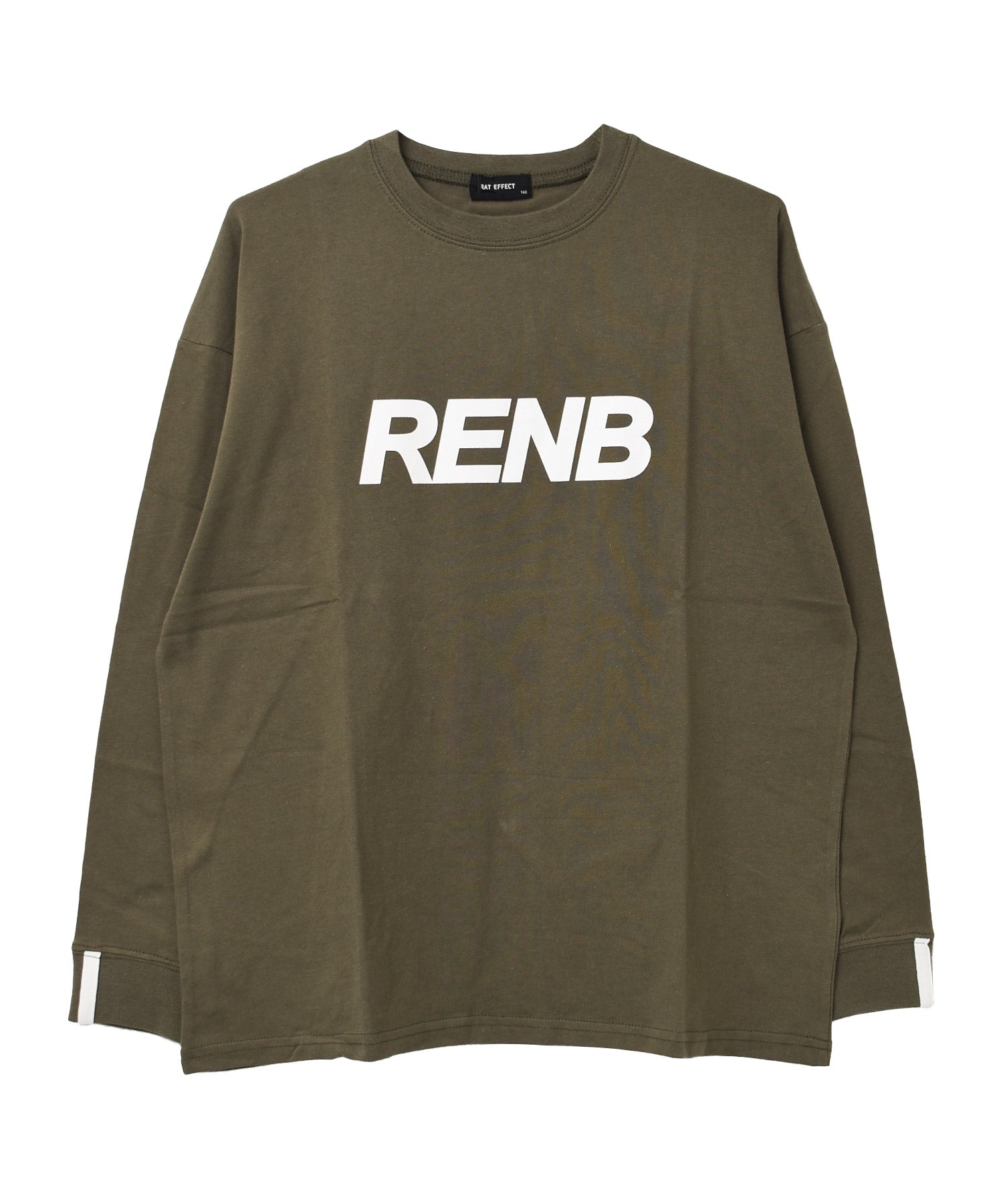 ラット エフェクト RAT EFFECT RENBプリントライン袖リブロングTシャツ