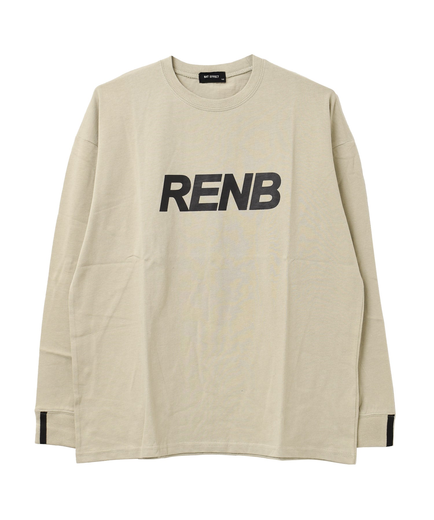 ラット エフェクト RAT EFFECT RENBプリントライン袖リブロングTシャツ