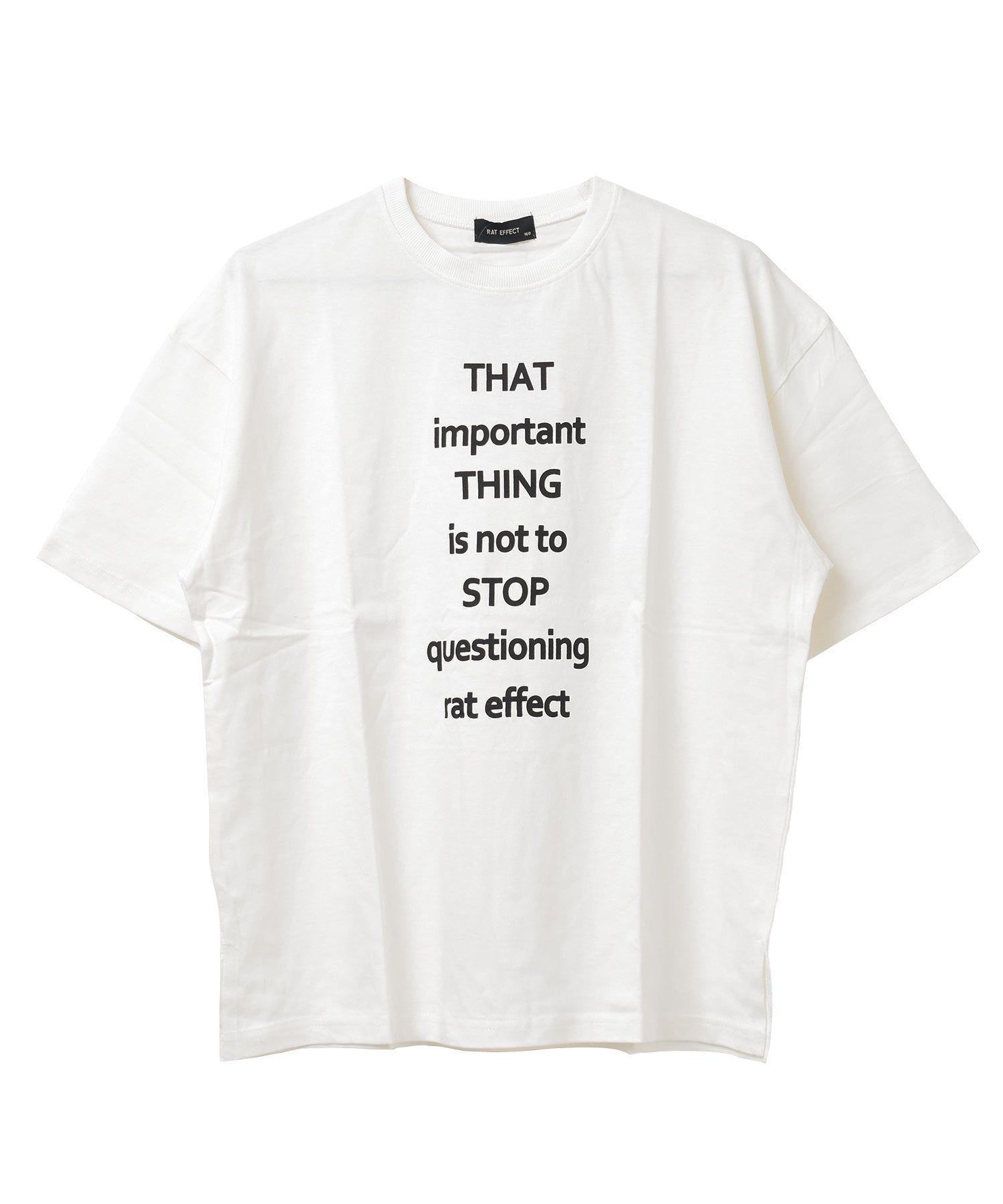 ラット エフェクト RAT EFFECT THATロゴプリントTシャツ