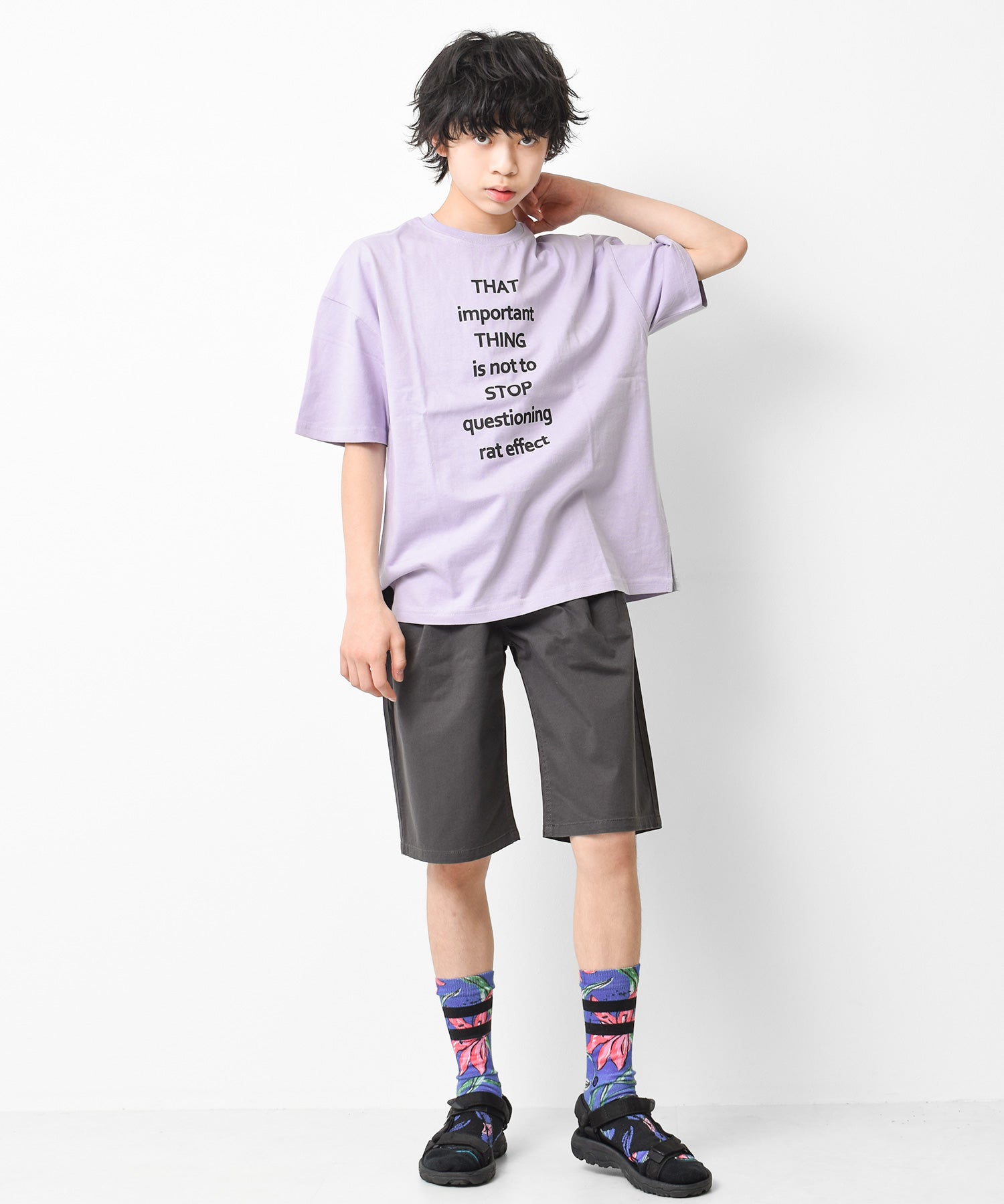 ラット エフェクト RAT EFFECT THATロゴプリントTシャツ
