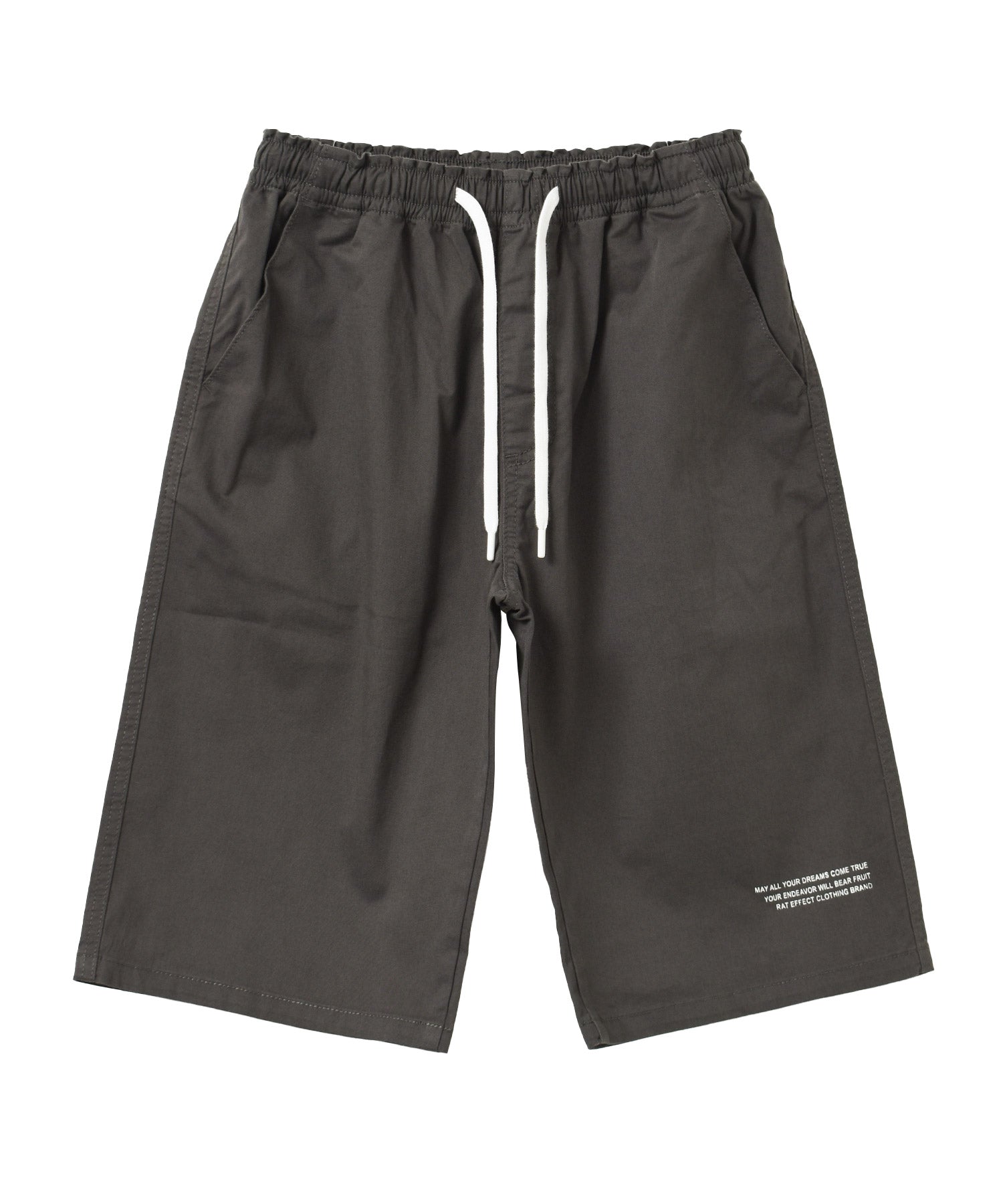 ラット エフェクト RAT EFFECT ロゴプリントワイドハーフパンツ