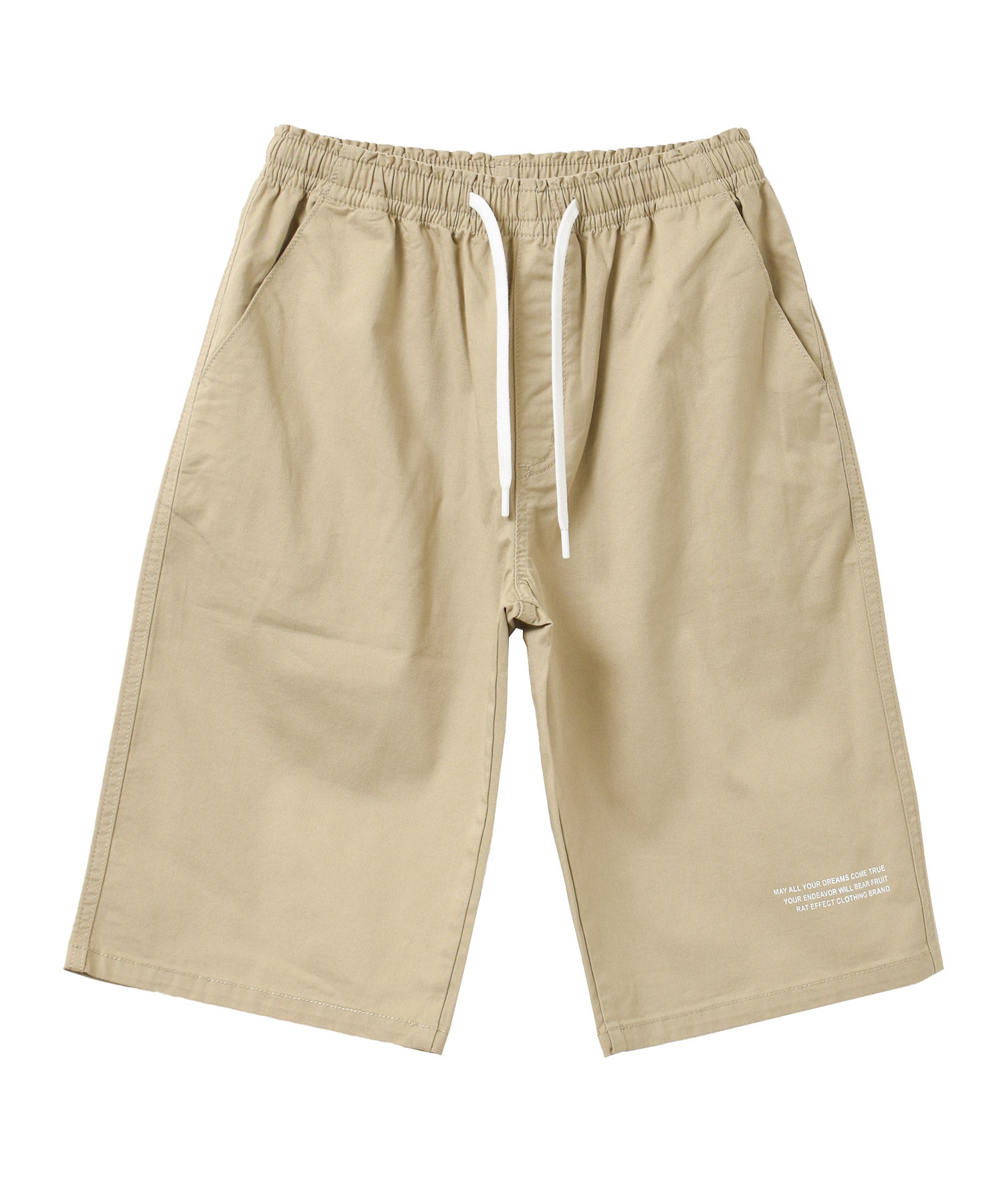 ラット エフェクト RAT EFFECT ロゴプリントワイドハーフパンツ