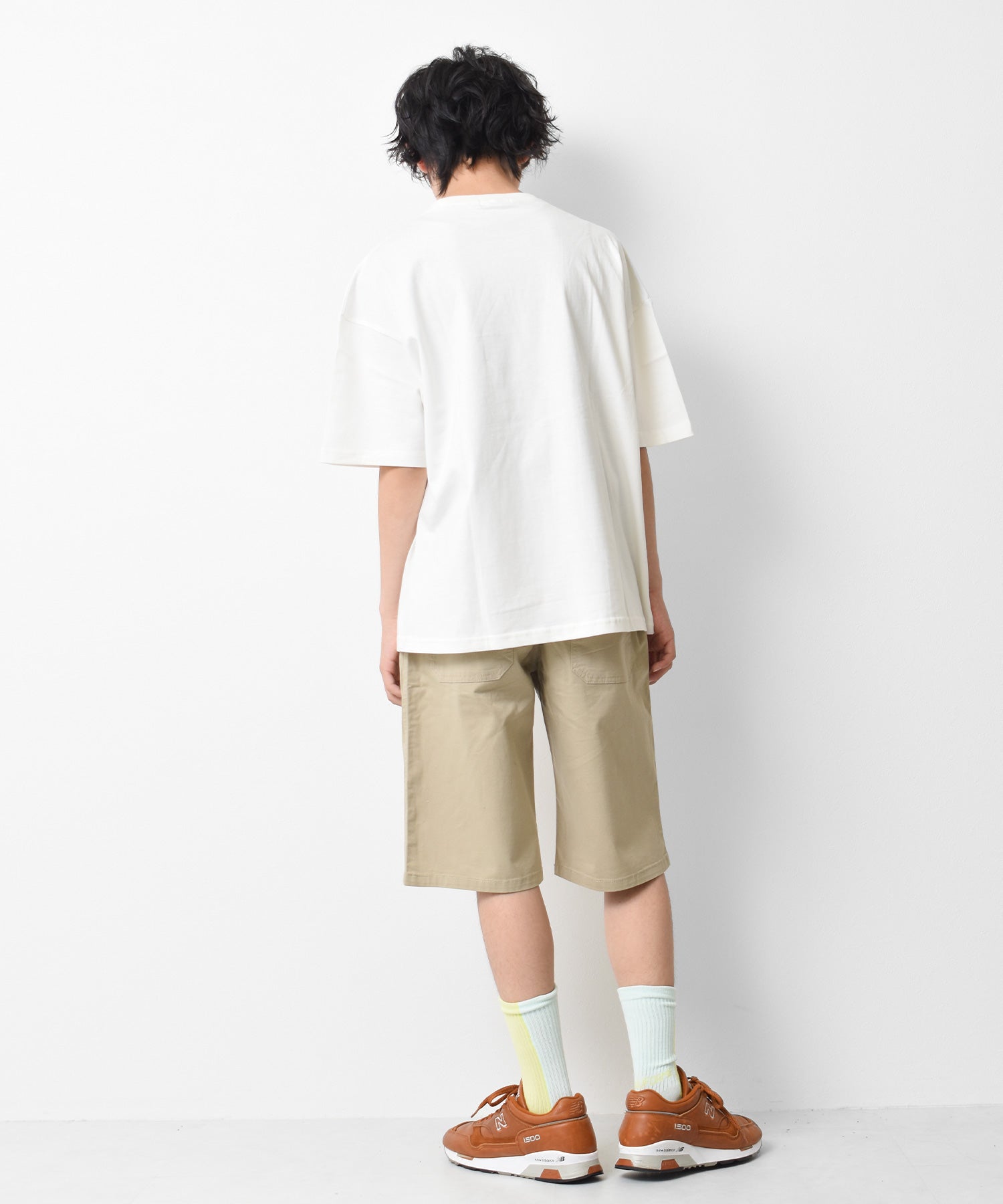 ラット エフェクト RAT EFFECT ロゴプリントワイドハーフパンツ