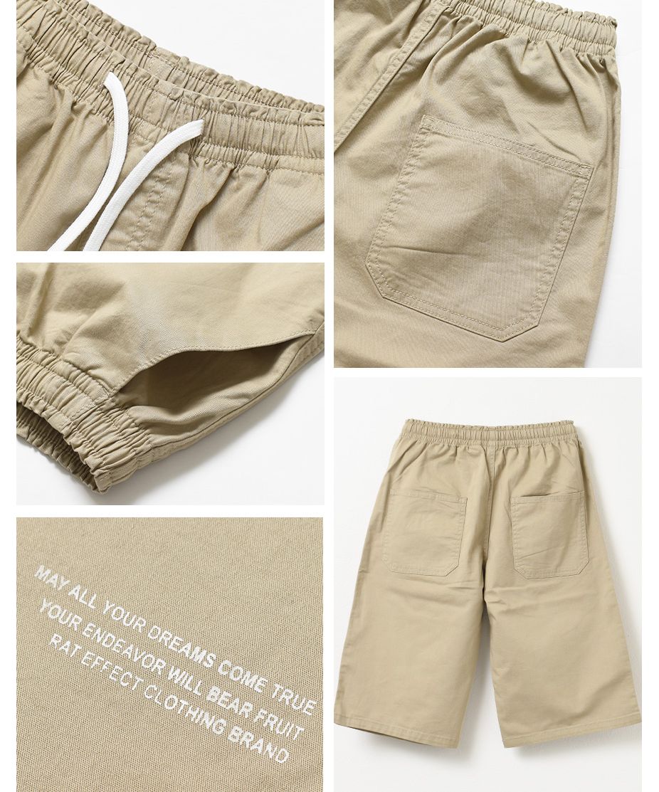 ラット エフェクト RAT EFFECT ロゴプリントワイドハーフパンツ