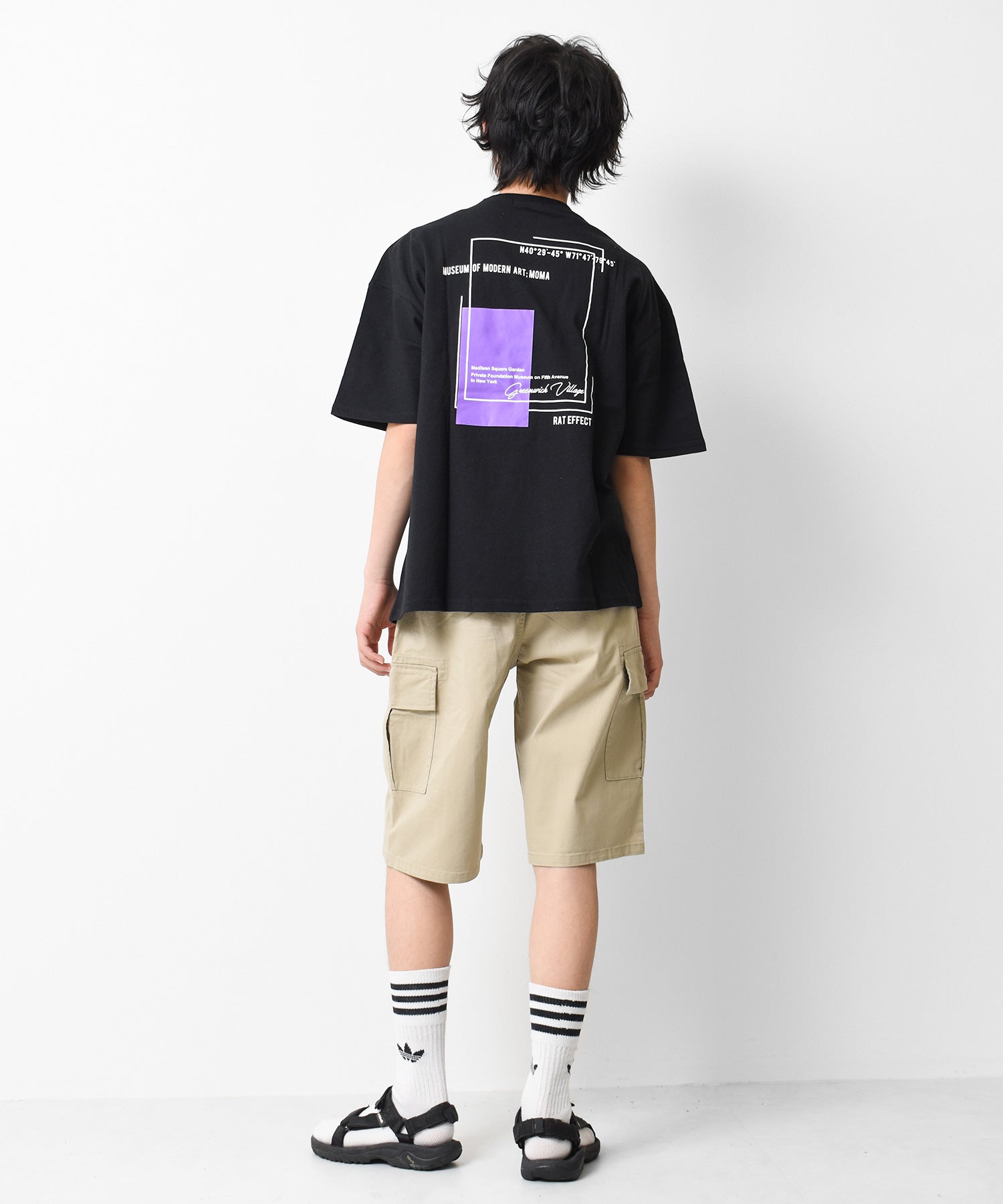 ラット エフェクト RAT EFFECT ワイドカーゴハーフパンツ