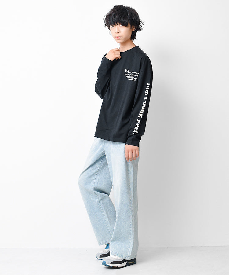 RAT EFFECT Wide Chemical Pants