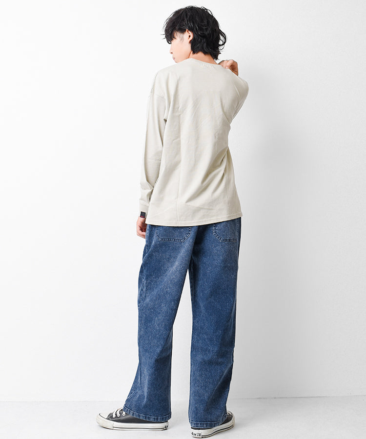 RAT EFFECT Wide Chemical Pants
