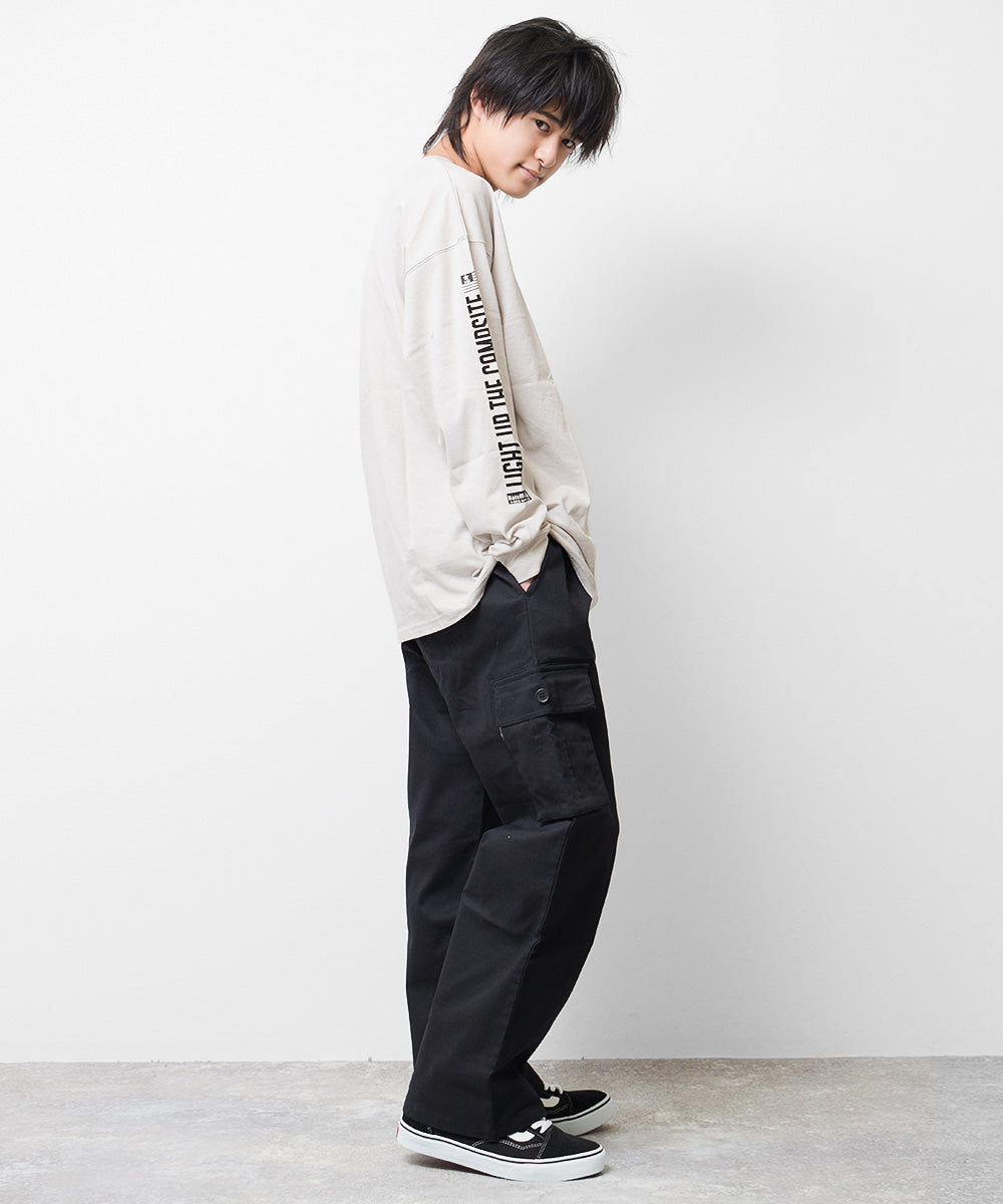 ラット エフェクト RAT EFFECT RATOUTDOORLIFEロングTシャツ