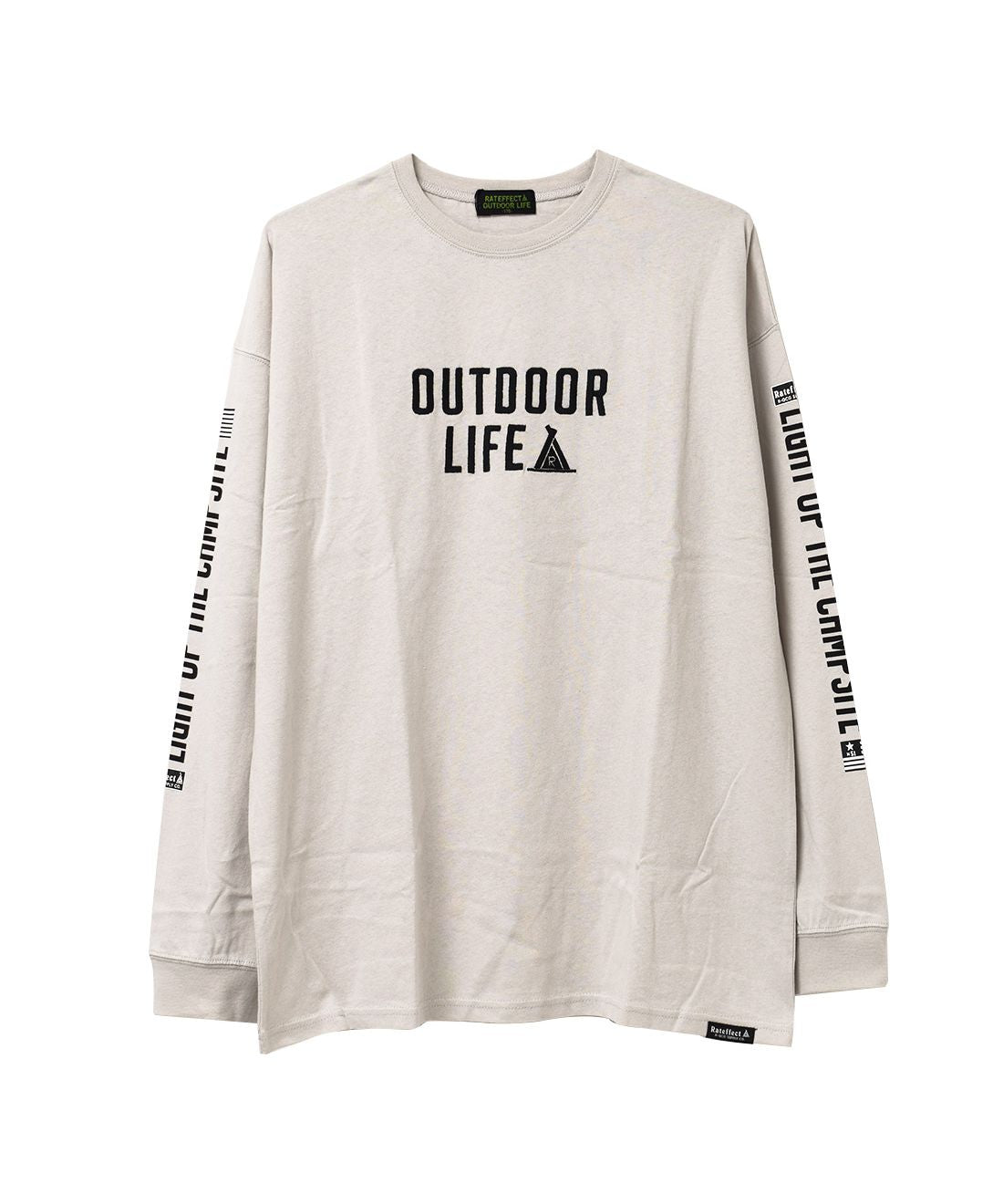 ラット エフェクト RAT EFFECT RATOUTDOORLIFEロングTシャツ