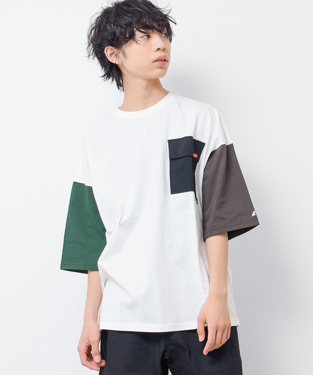 ラット エフェクト RAT EFFECT アクティブポケットスーパービッグTシャツ （オフホワイト） オフホワイト