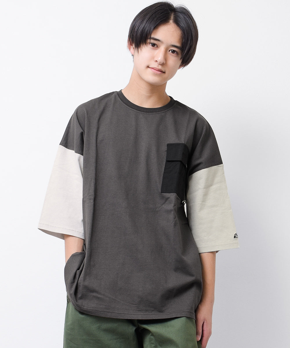 ラット エフェクト RAT EFFECT アクティブポケットスーパービッグTシャツ （チャコール） チャコール