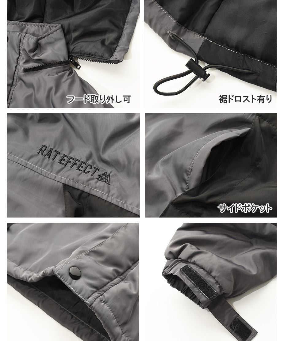 ラット エフェクト RAT EFFECT 中綿切替ジャケット