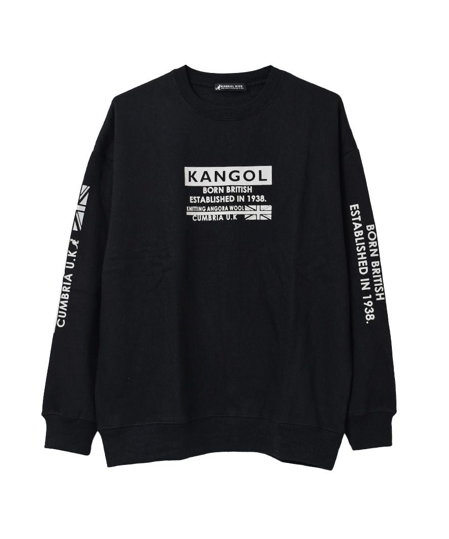 ラット エフェクト RAT EFFECT KANGOL別注裏起毛袖ロゴトレーナー