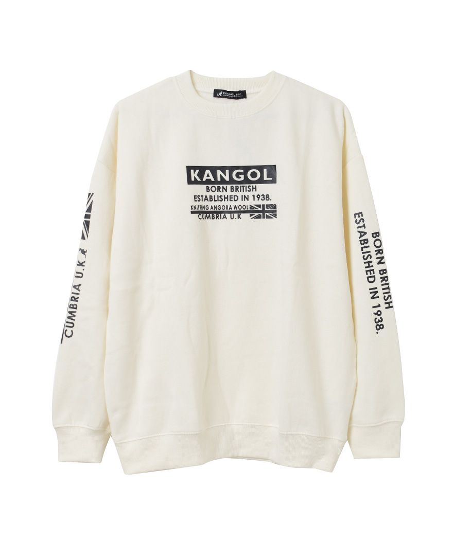 ラット エフェクト RAT EFFECT KANGOL別注裏起毛袖ロゴトレーナー