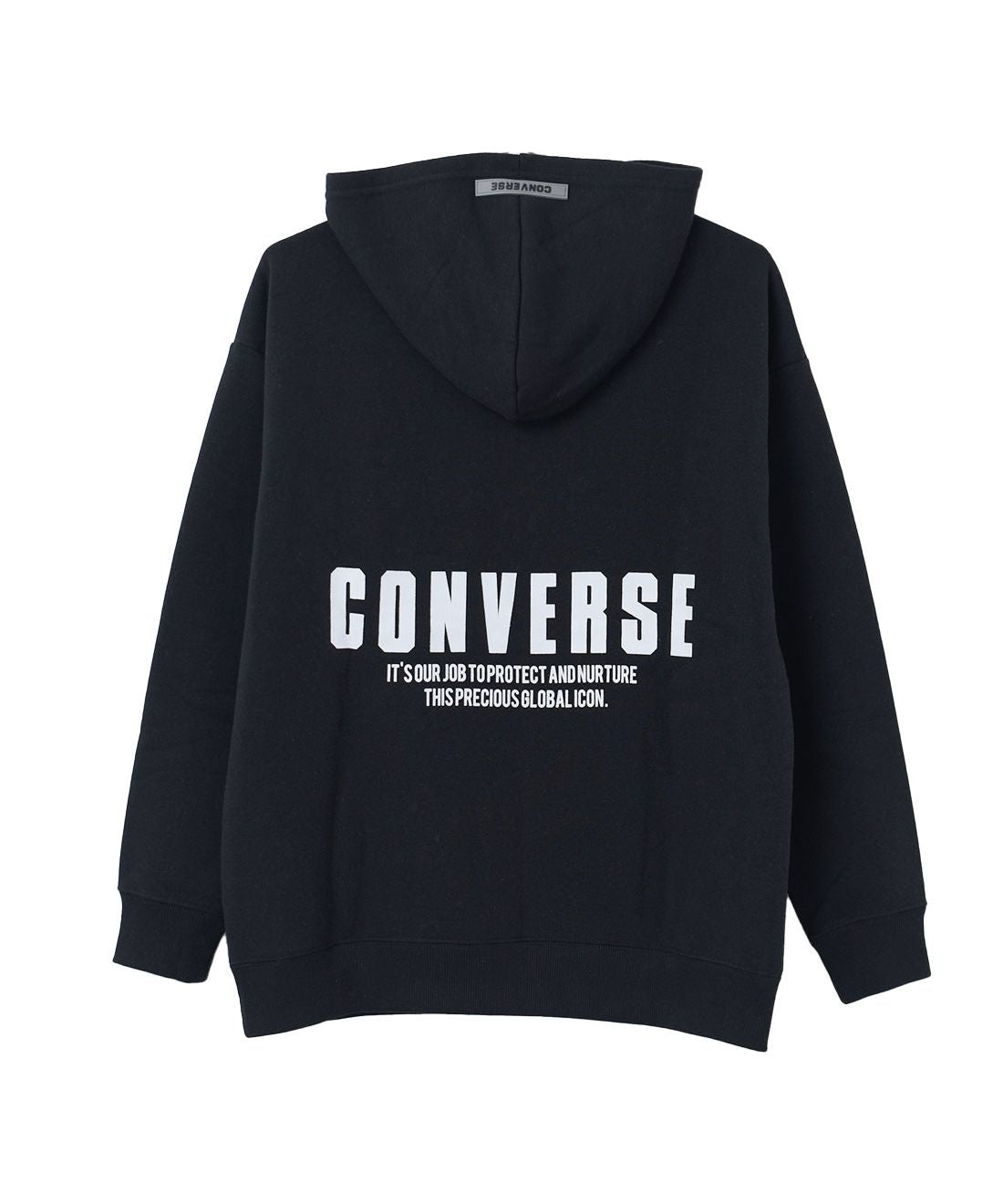 ラット エフェクト RAT EFFECT CONVERSE 別注裏起毛バックプリントフーディー
