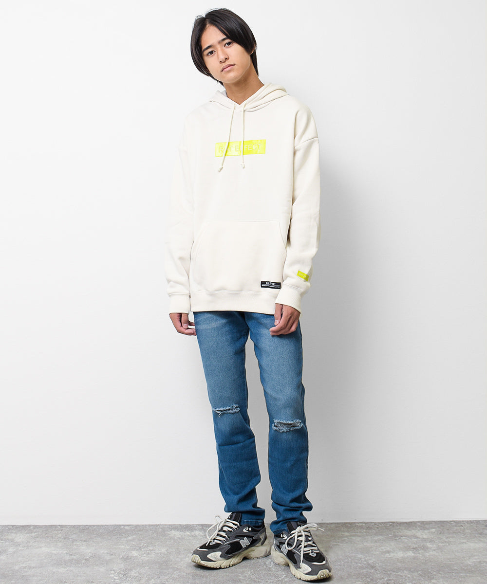 ラット エフェクト RAT EFFECT 裏起毛高周波ワッペンフーディー （杢グレー） 杢グレー