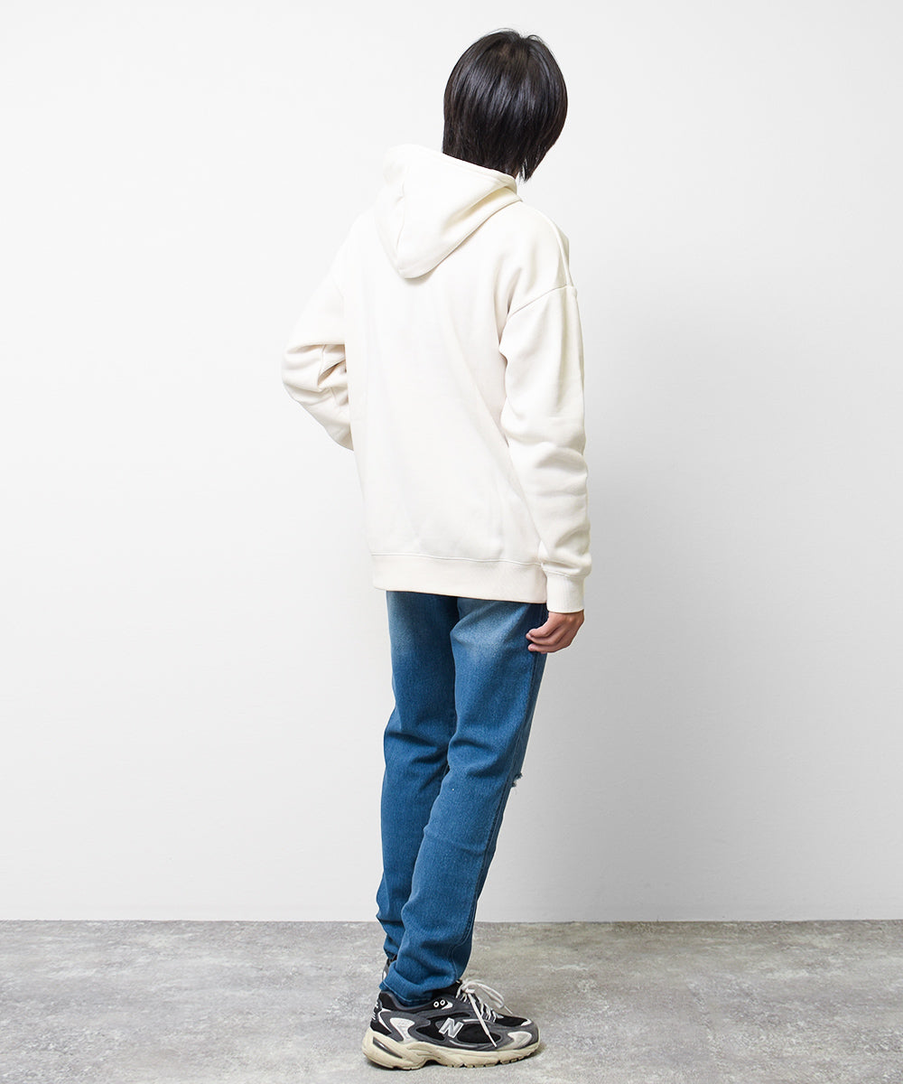 ラット エフェクト RAT EFFECT 裏起毛高周波ワッペンフーディー （杢グレー） 杢グレー