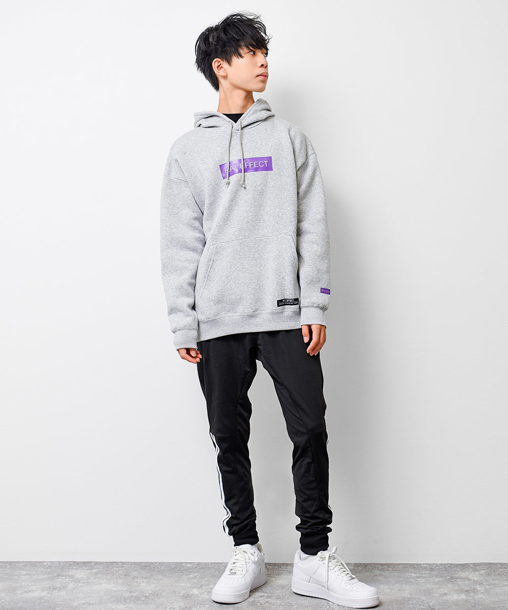 ラット エフェクト RAT EFFECT 裏起毛高周波ワッペンフーディー （杢グレー） 杢グレー