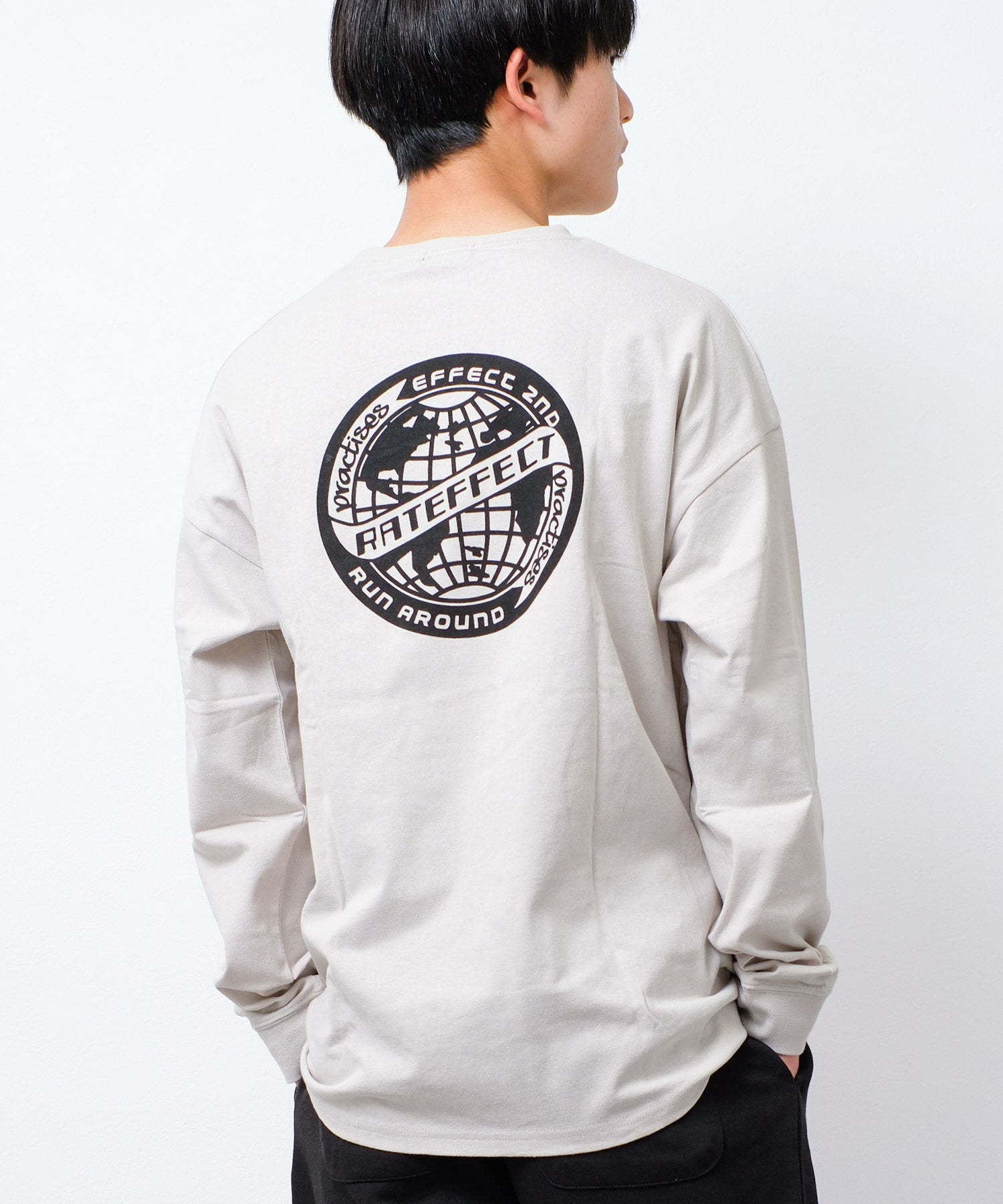 ラット エフェクト RAT EFFECT EFFECT 2ND ロングTシャツ （ライトグレー） ライトグレー
