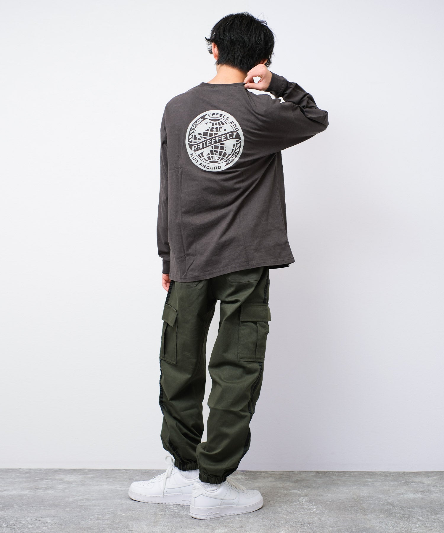 ラット エフェクト RAT EFFECT EFFECT 2ND ロングTシャツ （ライトグレー） ライトグレー