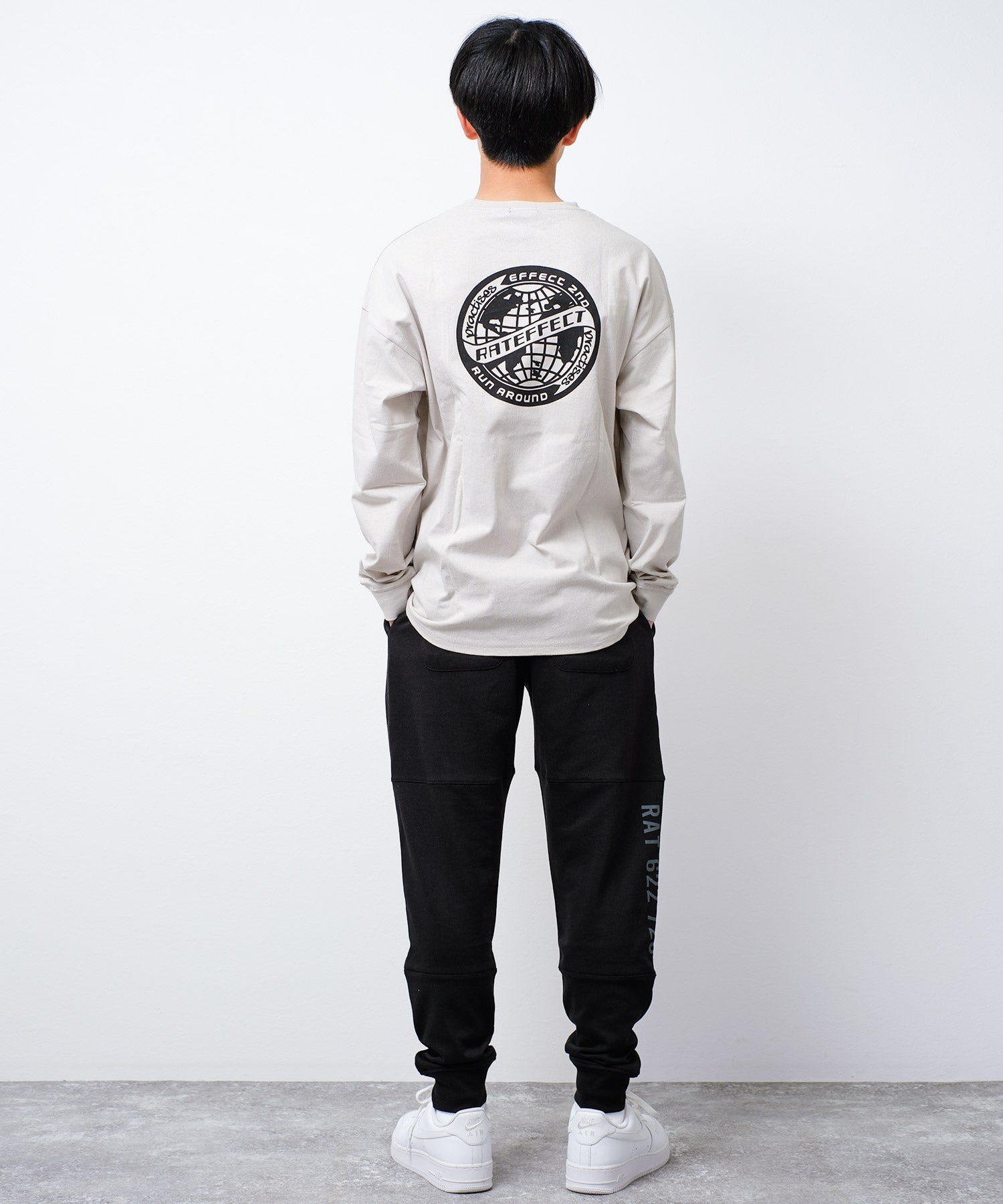 ラット エフェクト RAT EFFECT EFFECT 2ND ロングTシャツ （ライトグレー） ライトグレー
