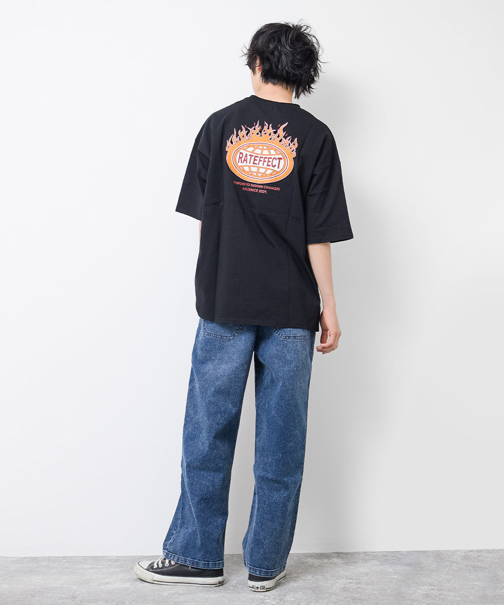 ラット エフェクト RAT EFFECT RATFIREビッグTシャツ （ブラック） ブラック