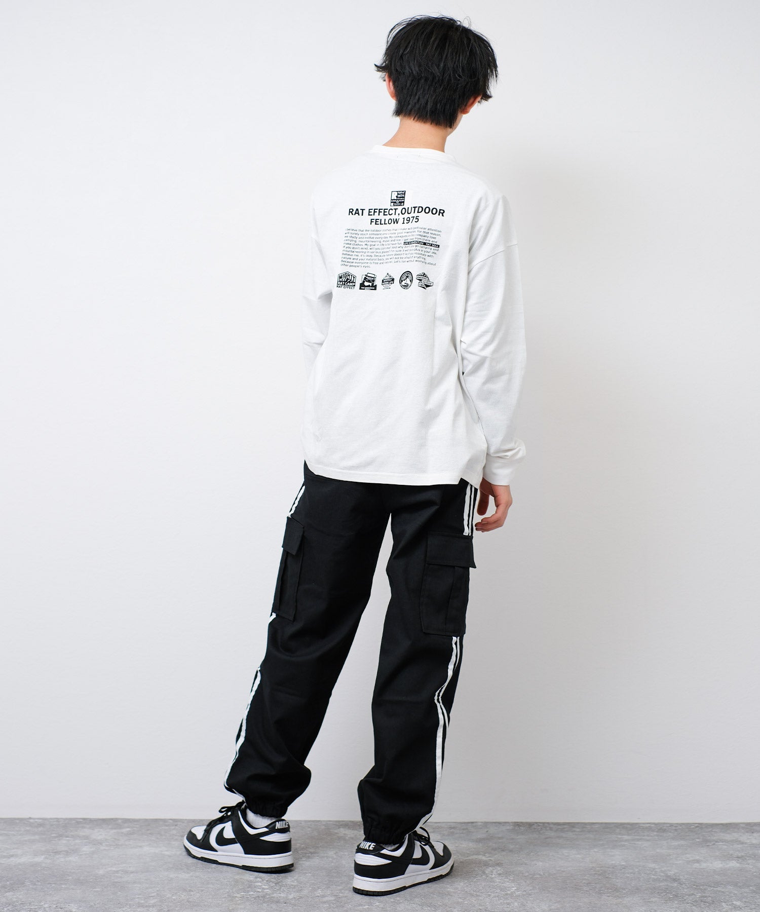 ラット エフェクト RAT EFFECT ワイドジョガーラインカーゴパンツ