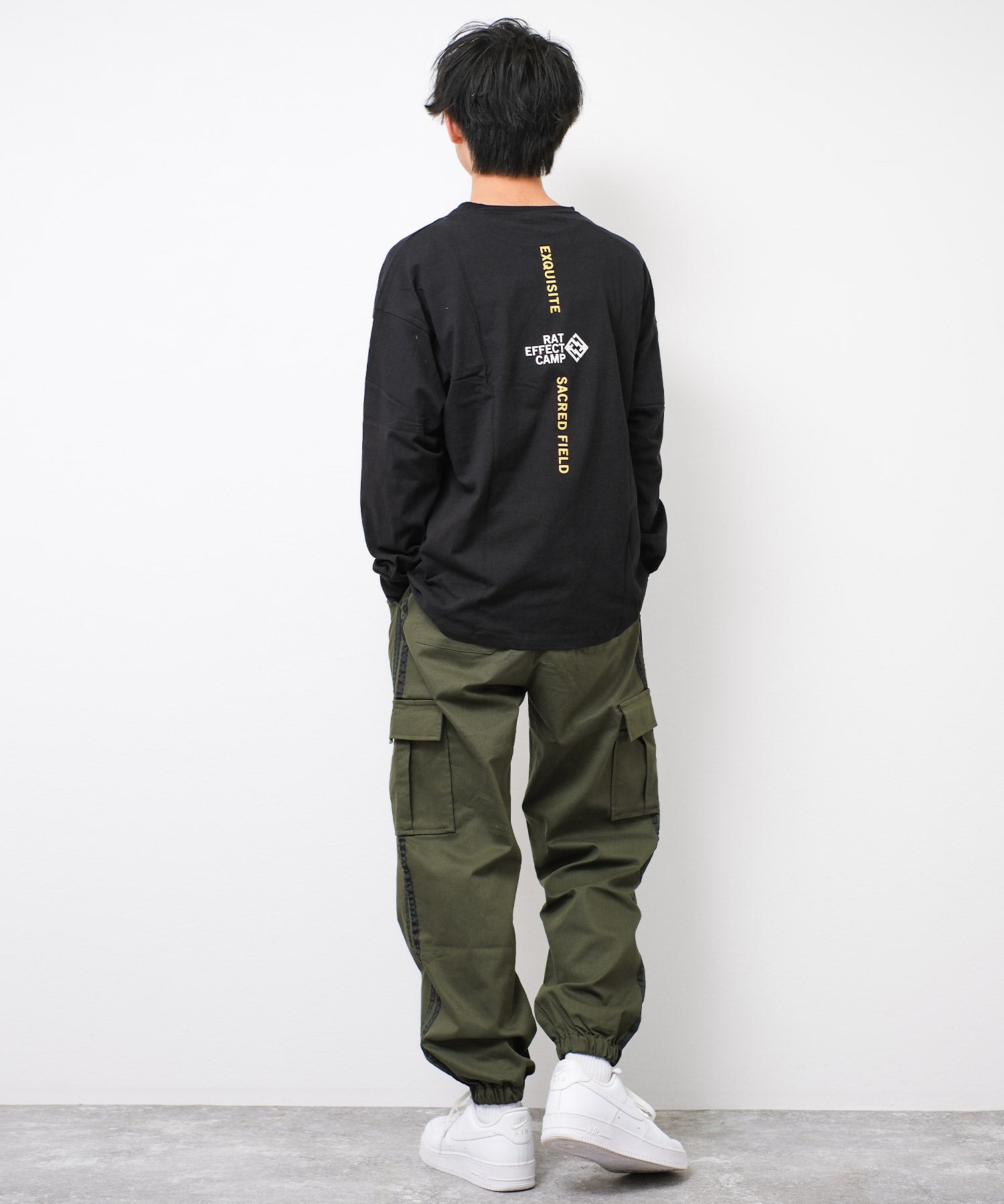 ラット エフェクト RAT EFFECT ワイドジョガーラインカーゴパンツ