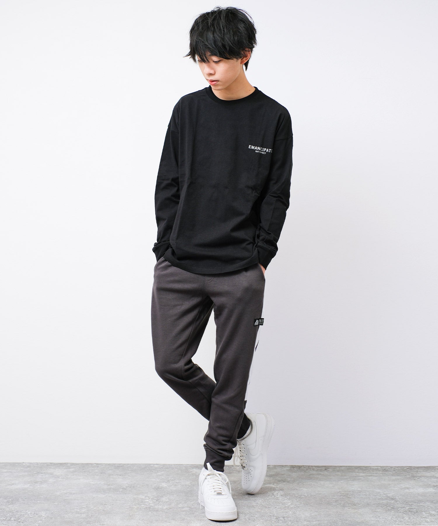 ラット エフェクト RAT EFFECT EMANCIPATE リフレクター ロングTシャツ