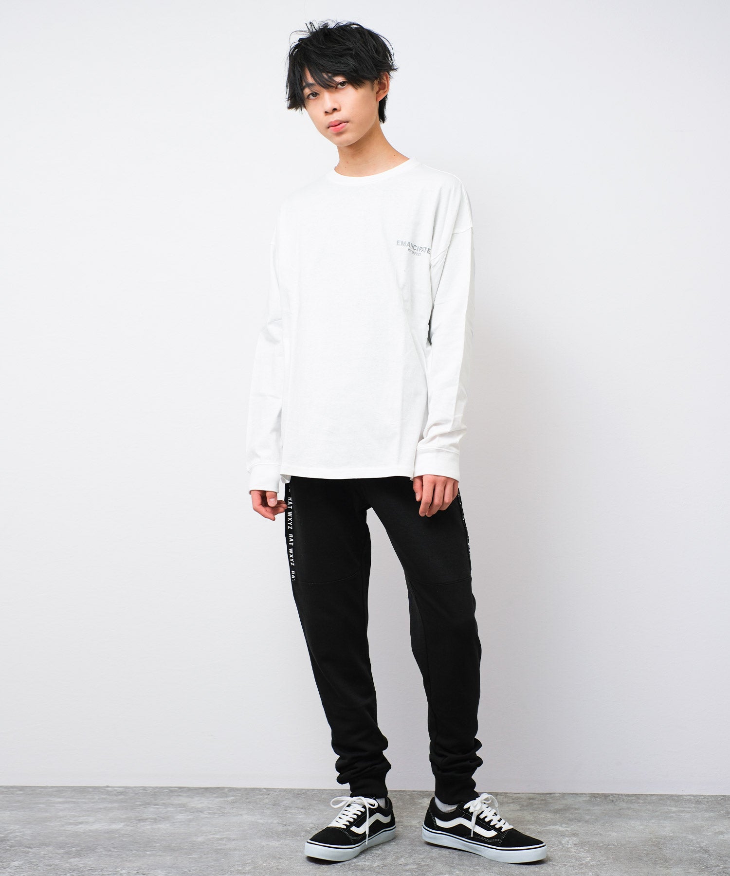 ラット エフェクト RAT EFFECT EMANCIPATE リフレクター ロングTシャツ