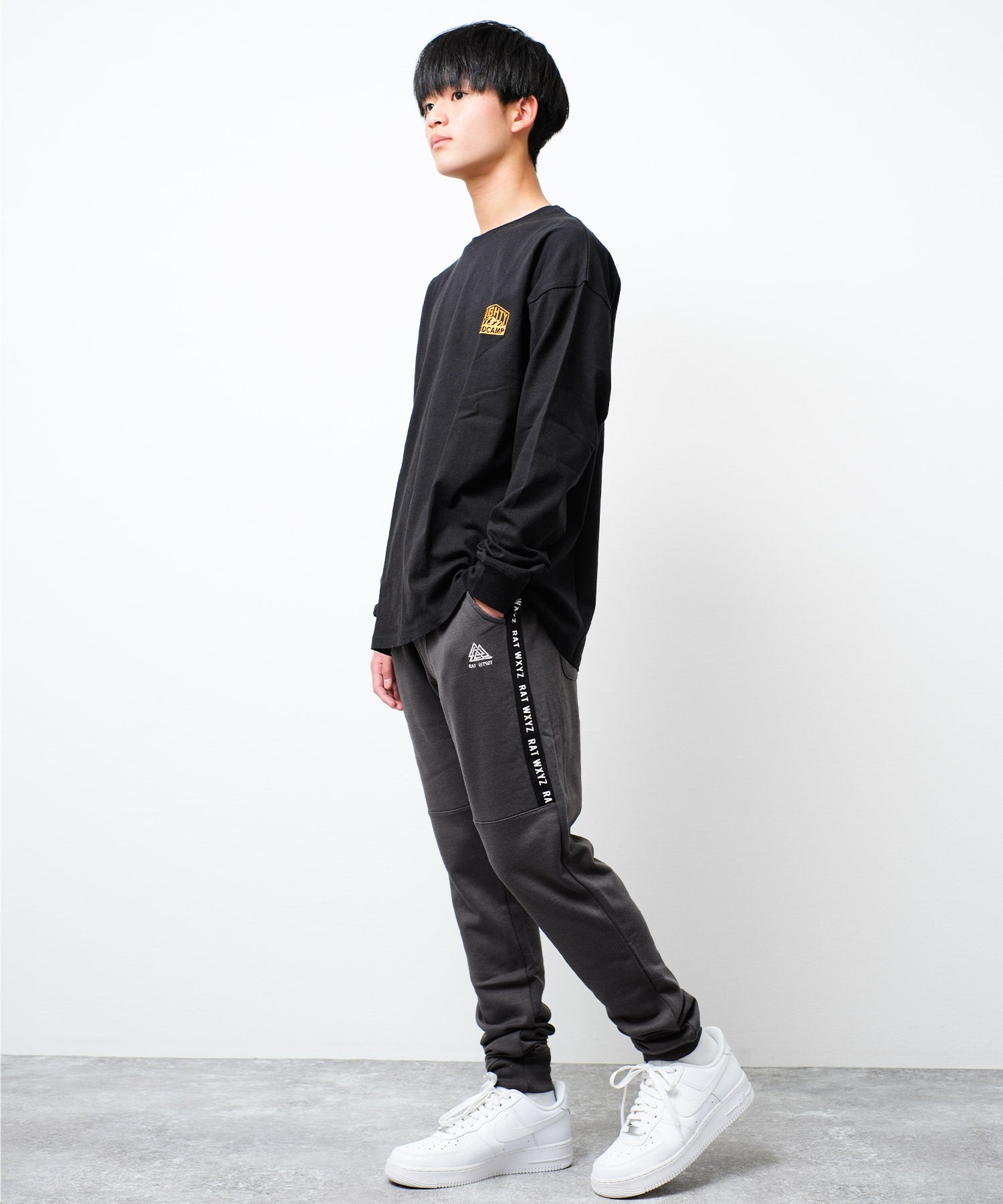 ラット エフェクト RAT EFFECT ラインロゴスウェットパンツ