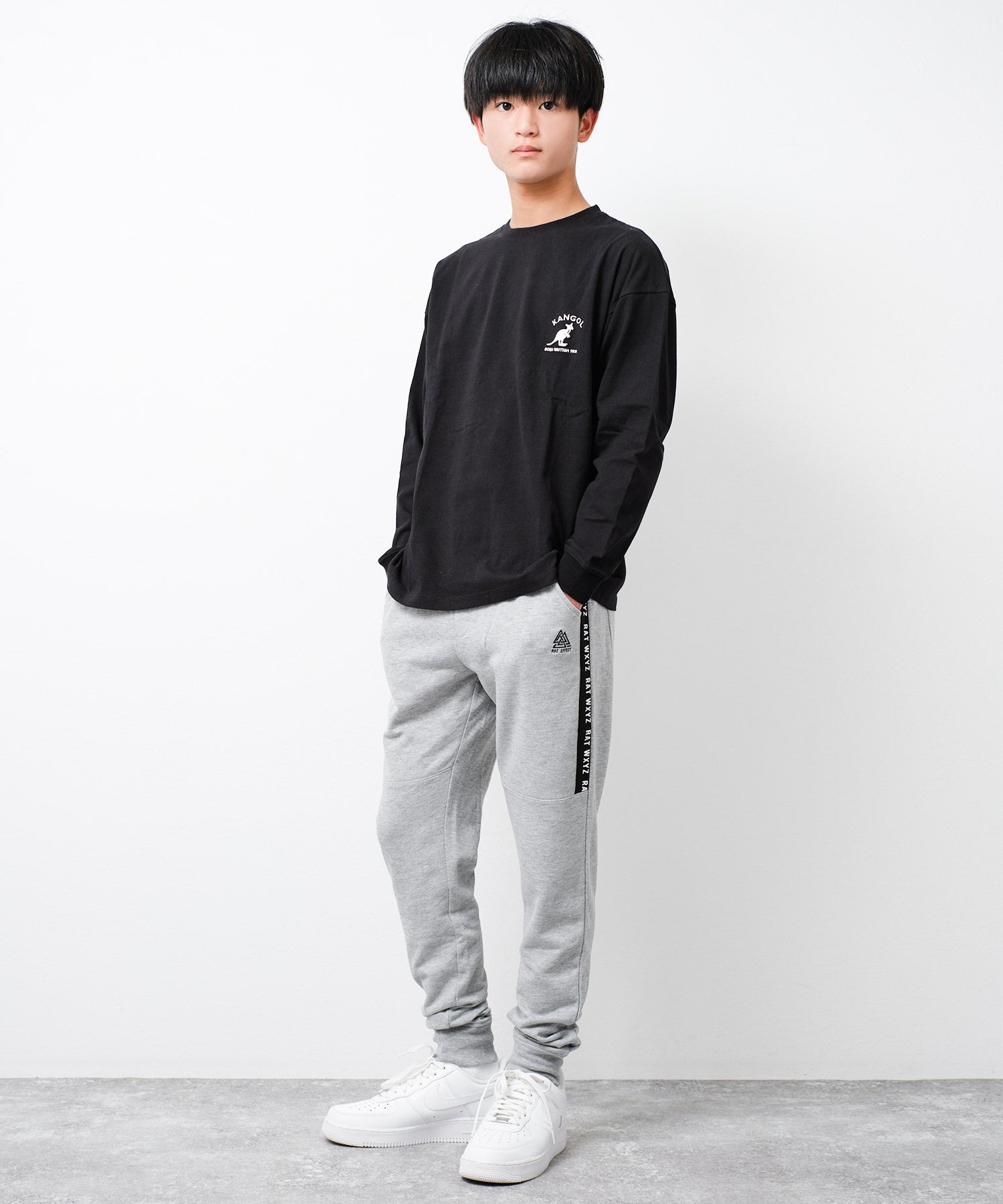 ラット エフェクト RAT EFFECT ラインロゴスウェットパンツ