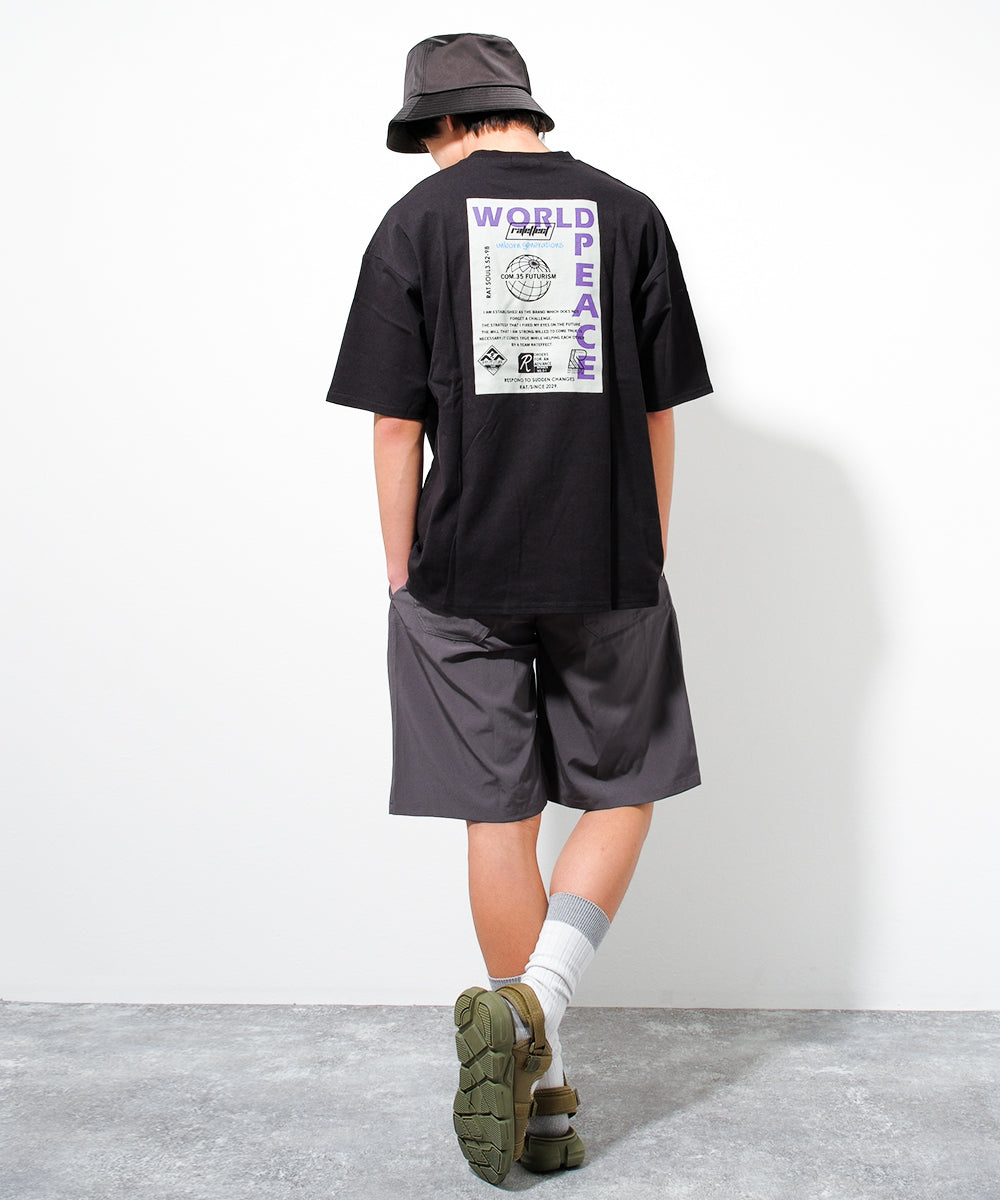 ラット エフェクト RAT EFFECT PEACEポケBIG Tシャツ