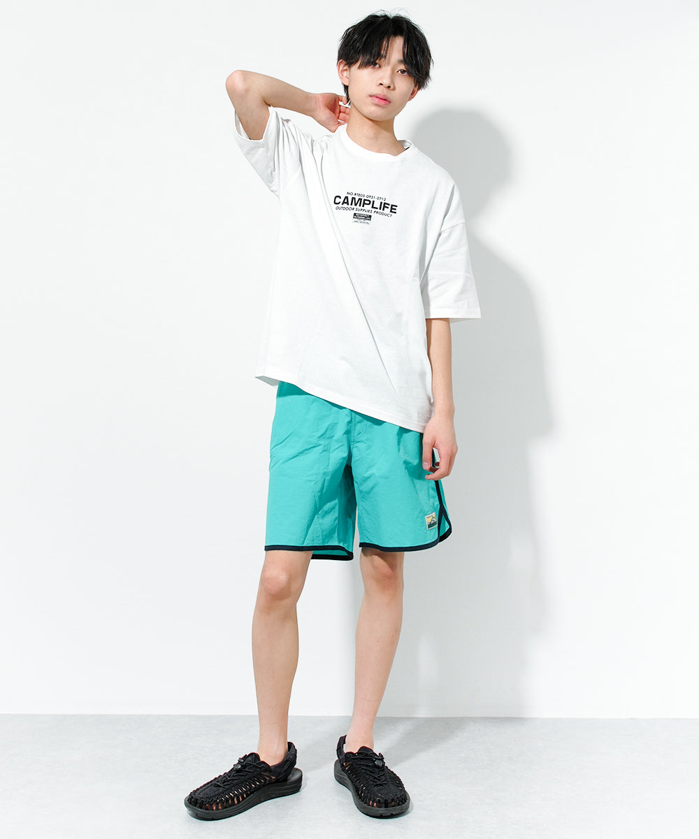 ラット エフェクト RAT EFFECT パイピングスイムショートパンツ