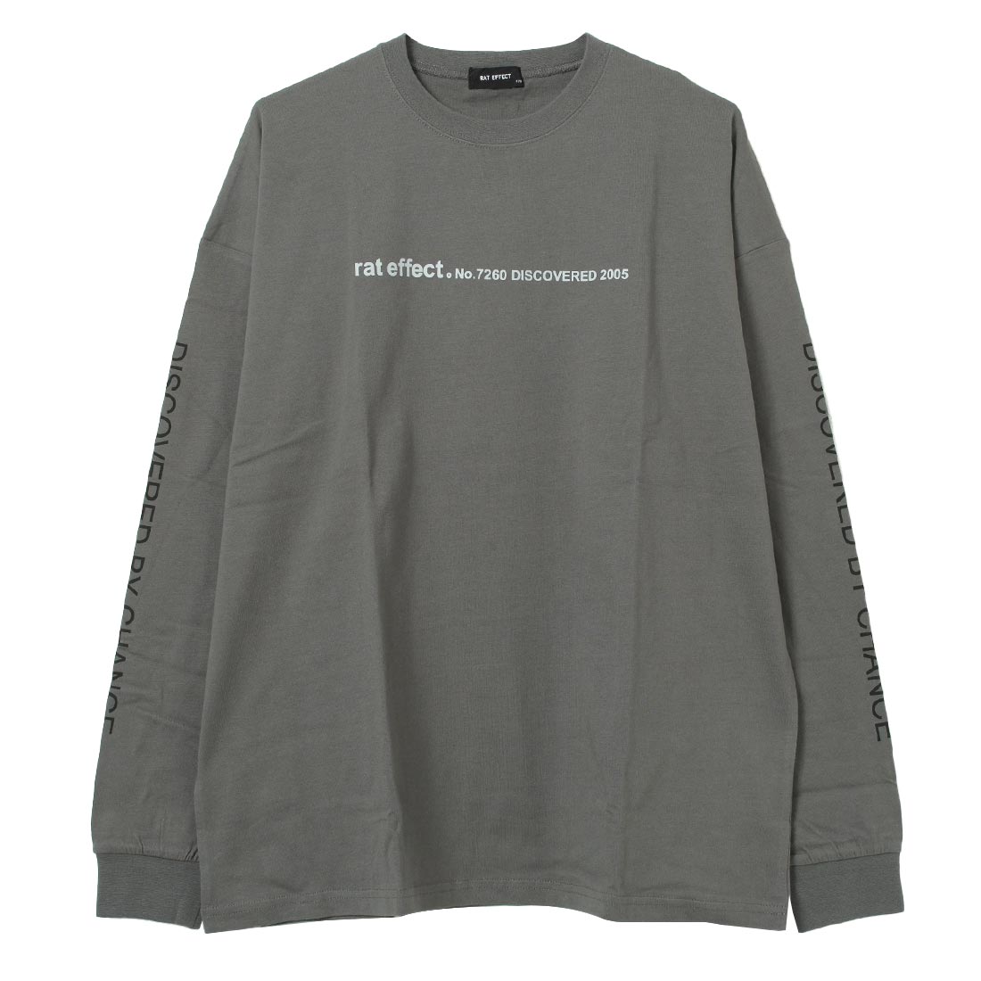 ラット エフェクト RAT EFFECT 袖ロゴプリントロングTシャツ （カーキ） カーキ