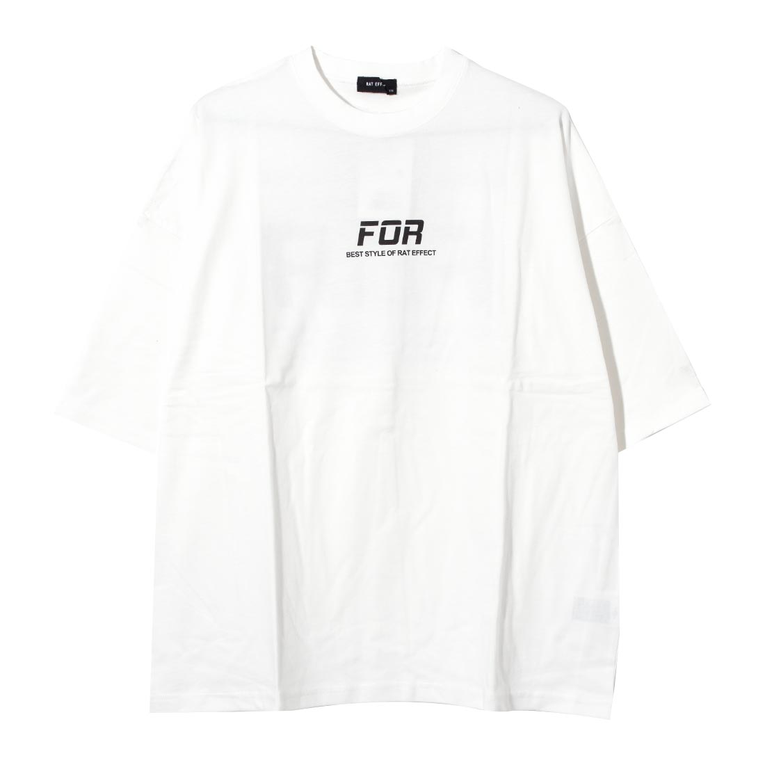 ラット エフェクト RAT EFFECT FORバックプリントスーパービッグTシャツ （オフホワイト） オフホワイト
